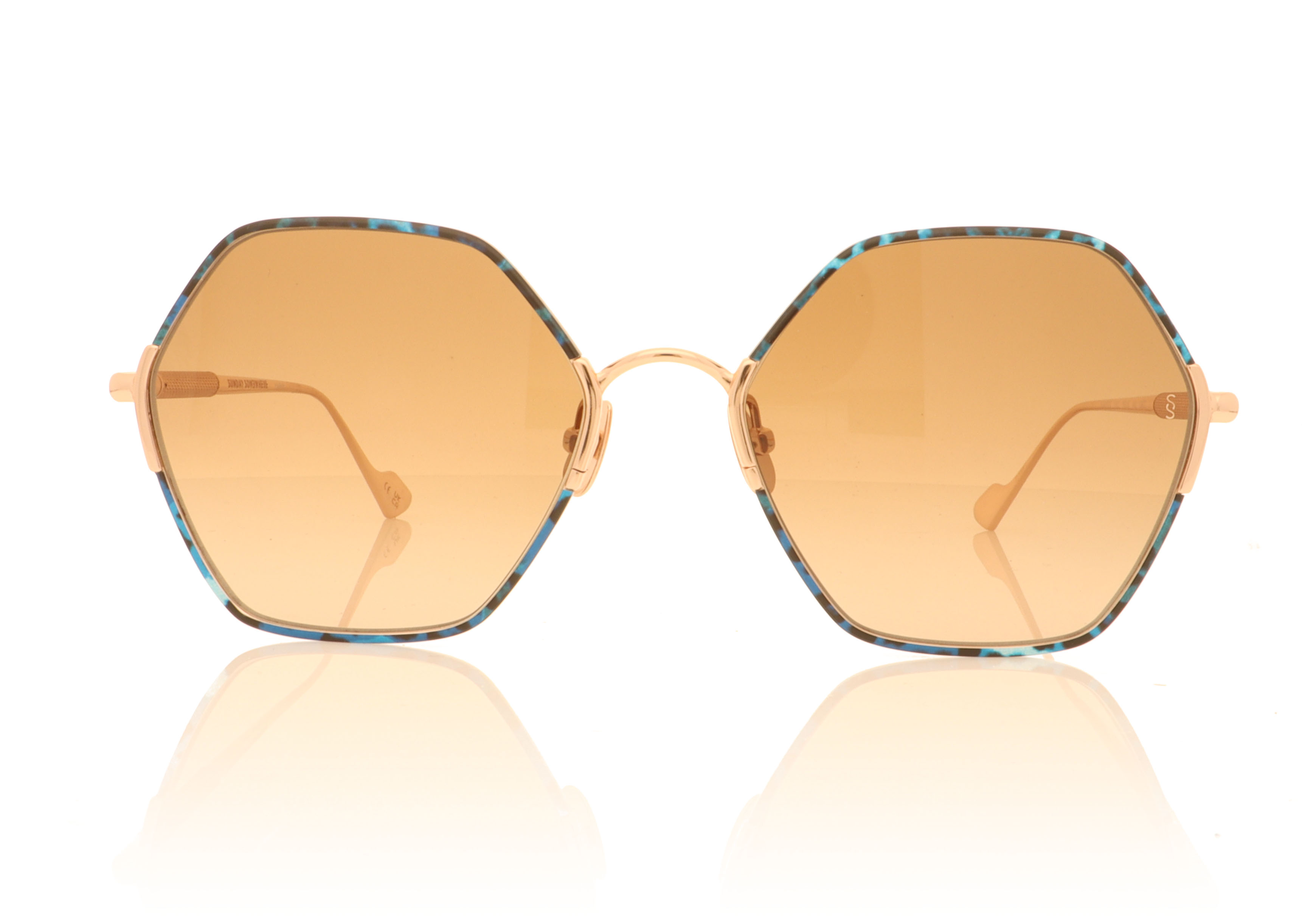Sunday Somewhere SUN7028 Rose Gold 01BC Sunglasses
