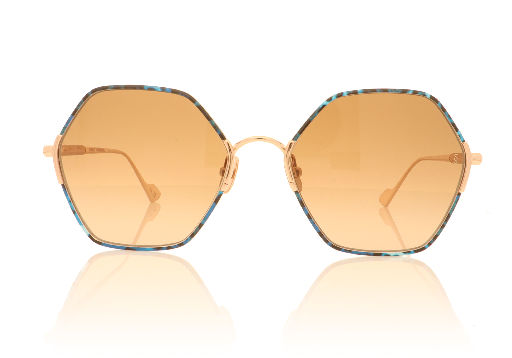 Picture of Sunday Somewhere SUN7028 01BC Rose Gold Sunglasses