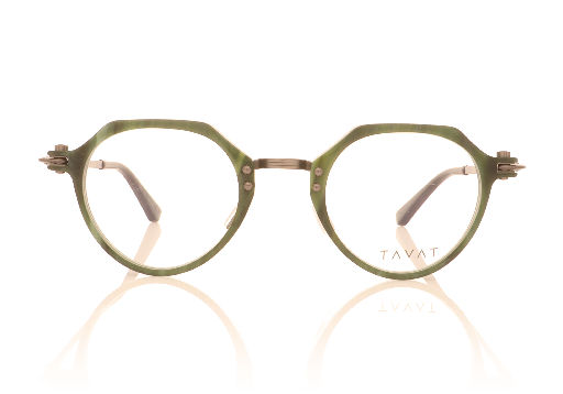 Picture of Tavat Soupcan Cinque GRN Green Horn Glasses