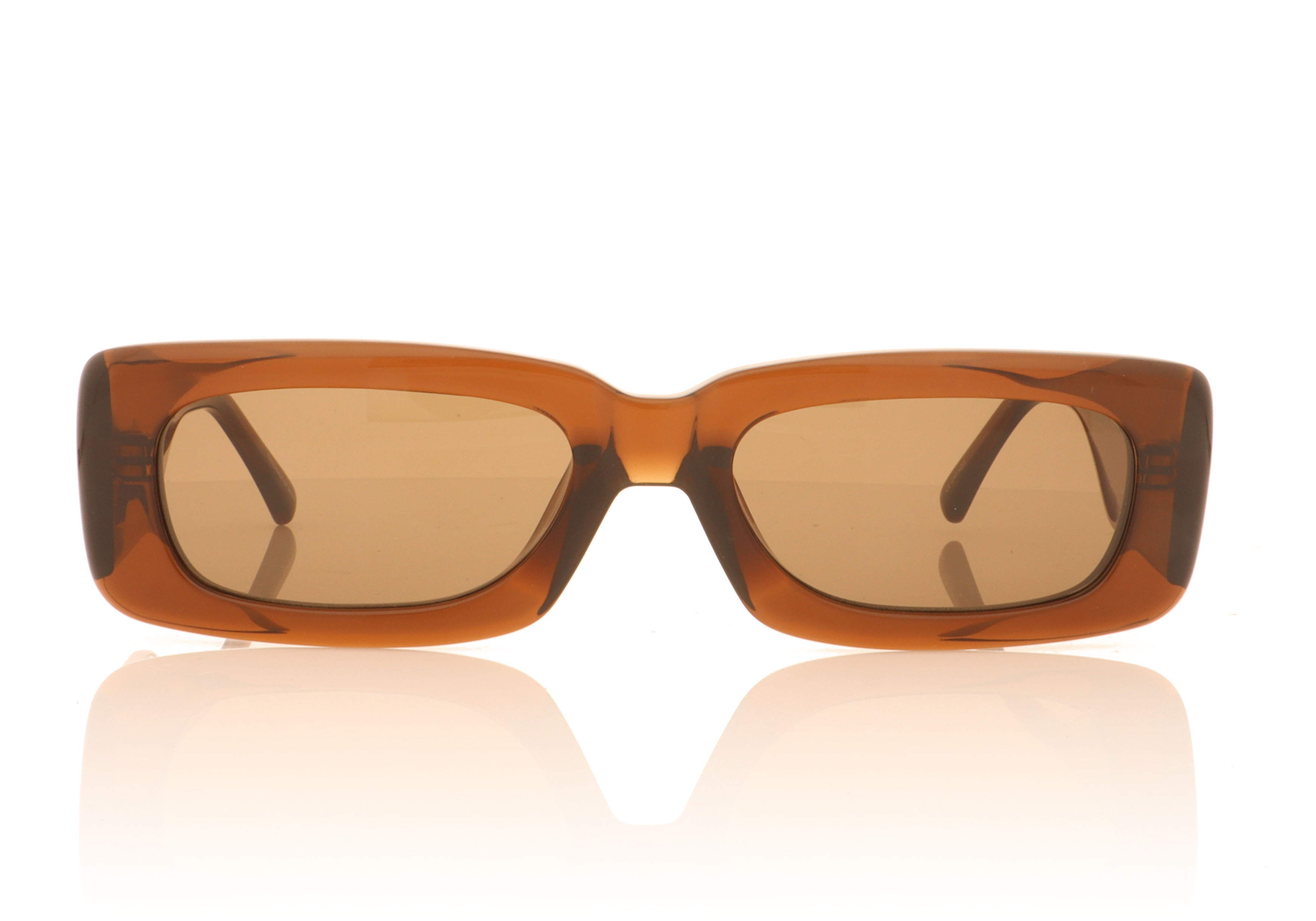 The Attico Mini Marfa Brown C4 Sunglasses