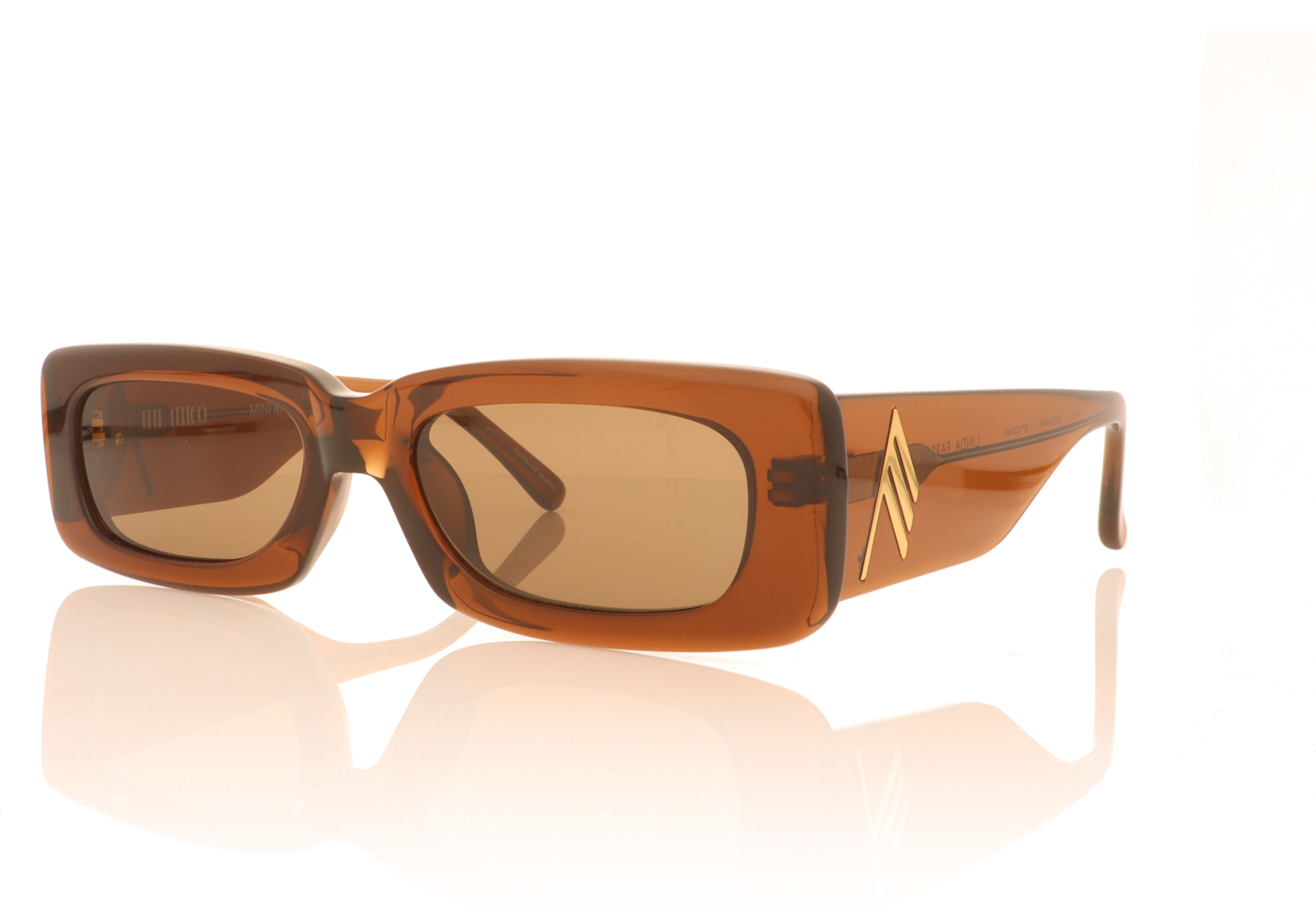 The Attico Mini Marfa Brown C4 Sunglasses