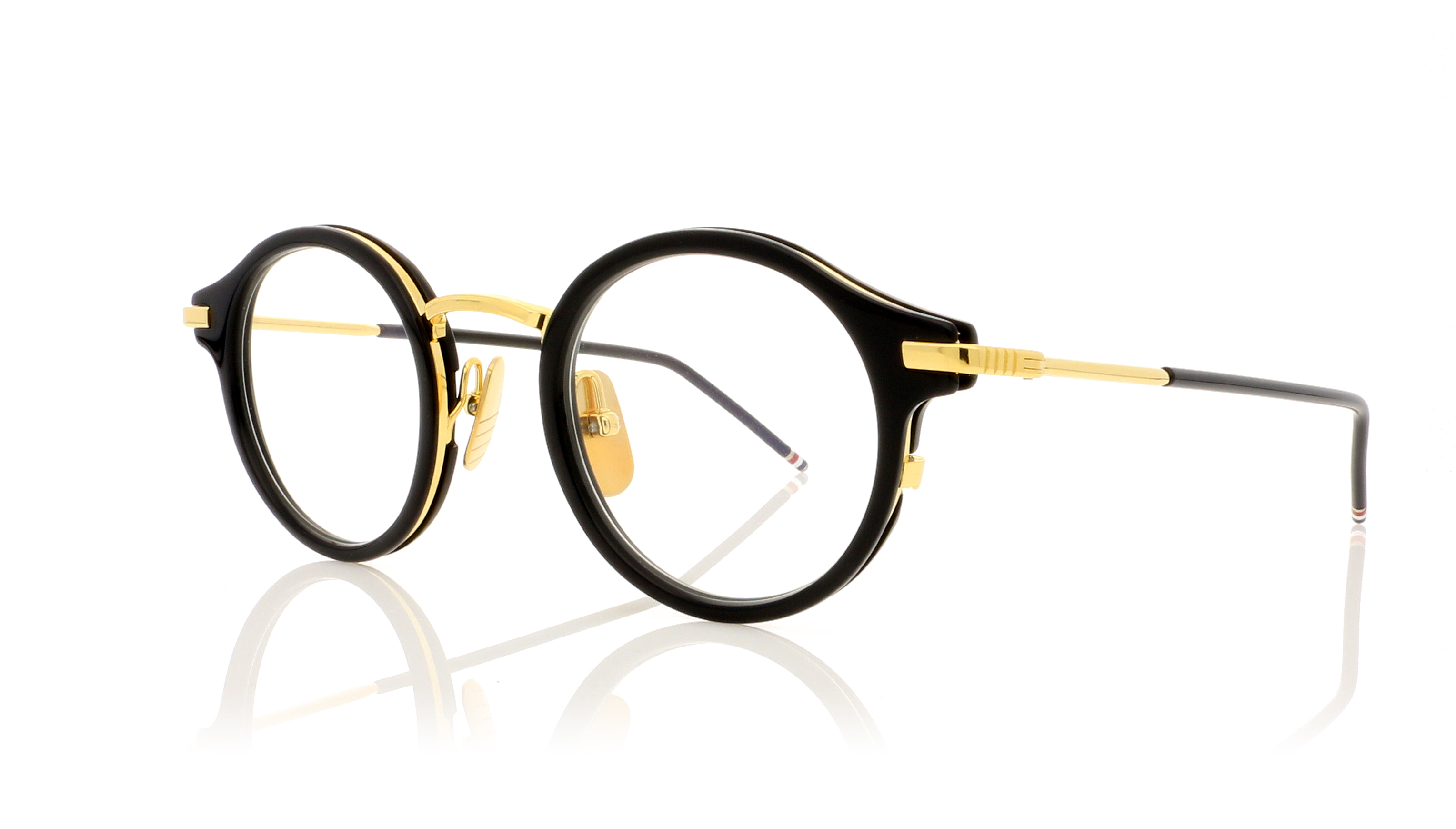 Thom Browne TB-807 Navy/12K Gold D Glasses