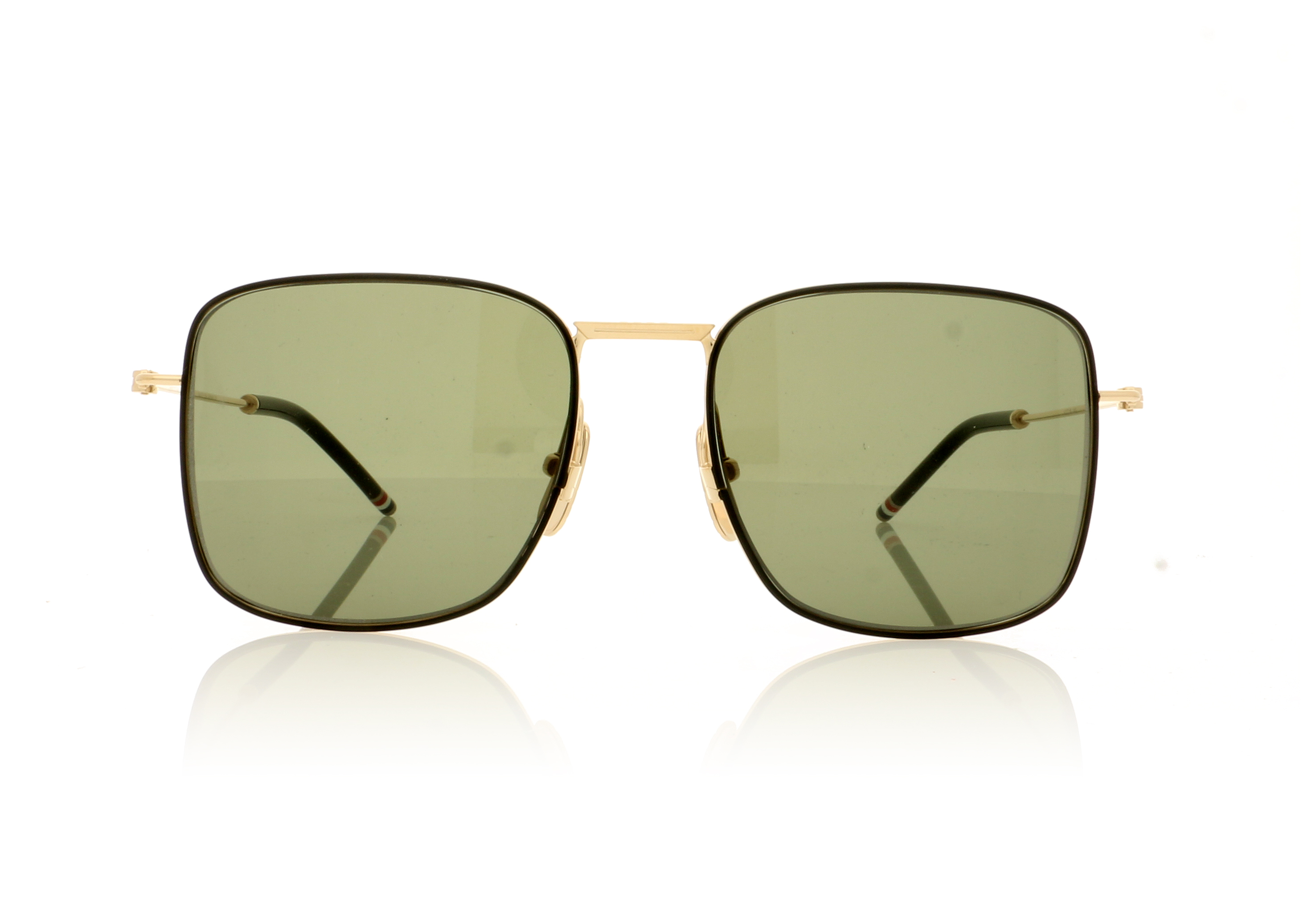 Thom Browne TB-117 TBS117 Gold/Black A-02-A Sunglasses