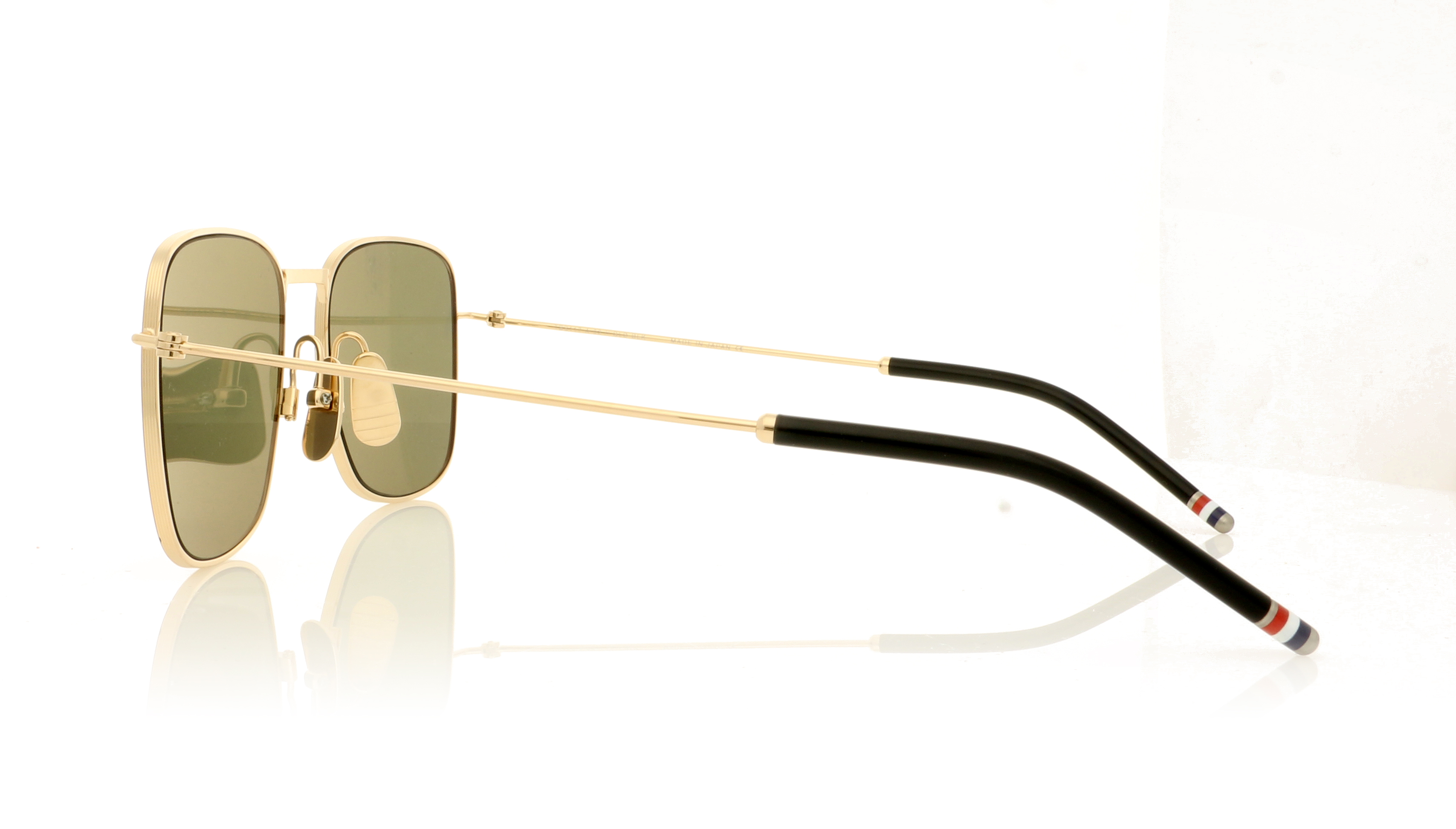 Thom Browne TB-117 TBS117 Gold/Black A-02-A Sunglasses