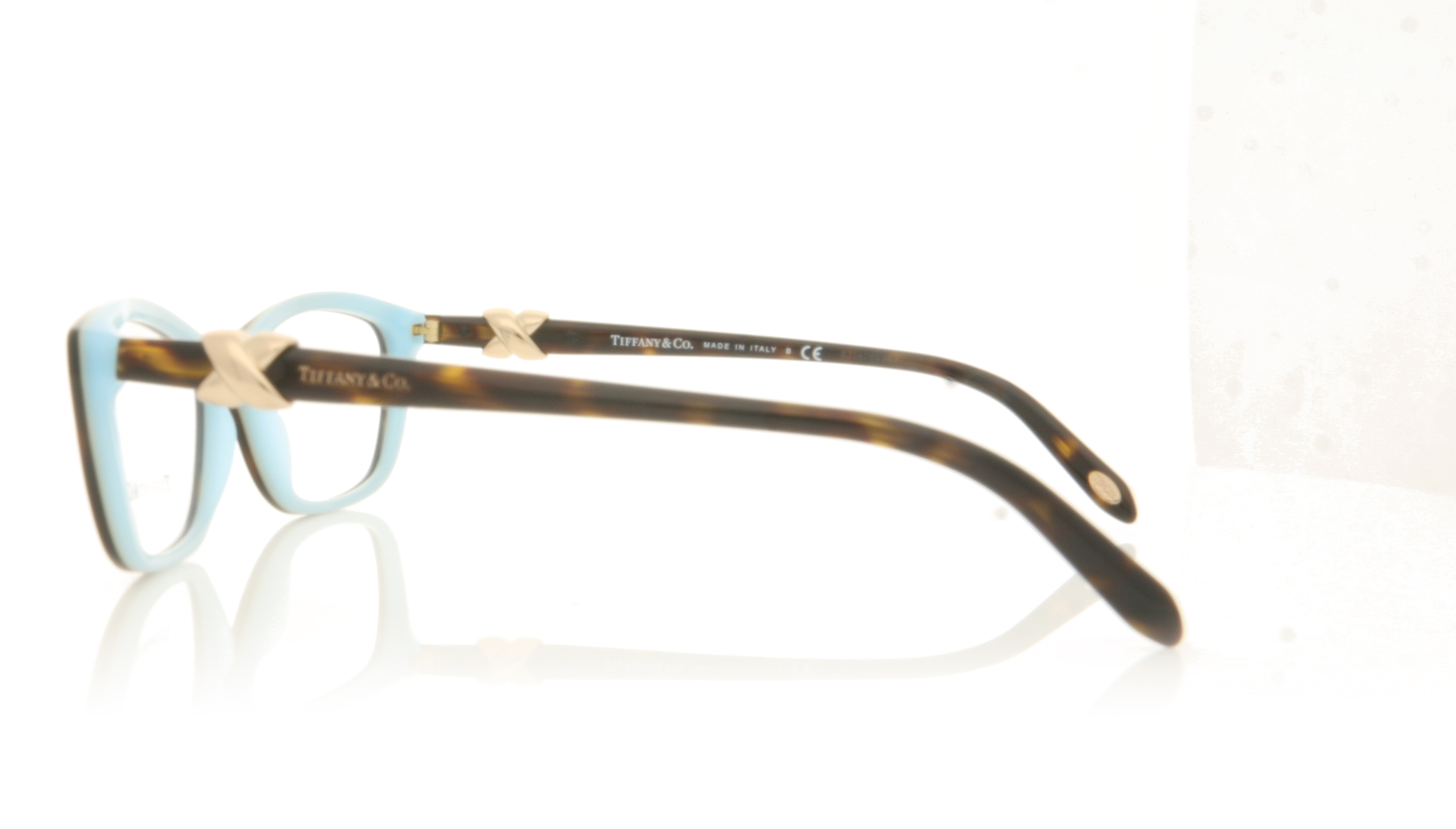 Tiffany TF2074 Havana On Tiffany Blue 8216 Glasses
