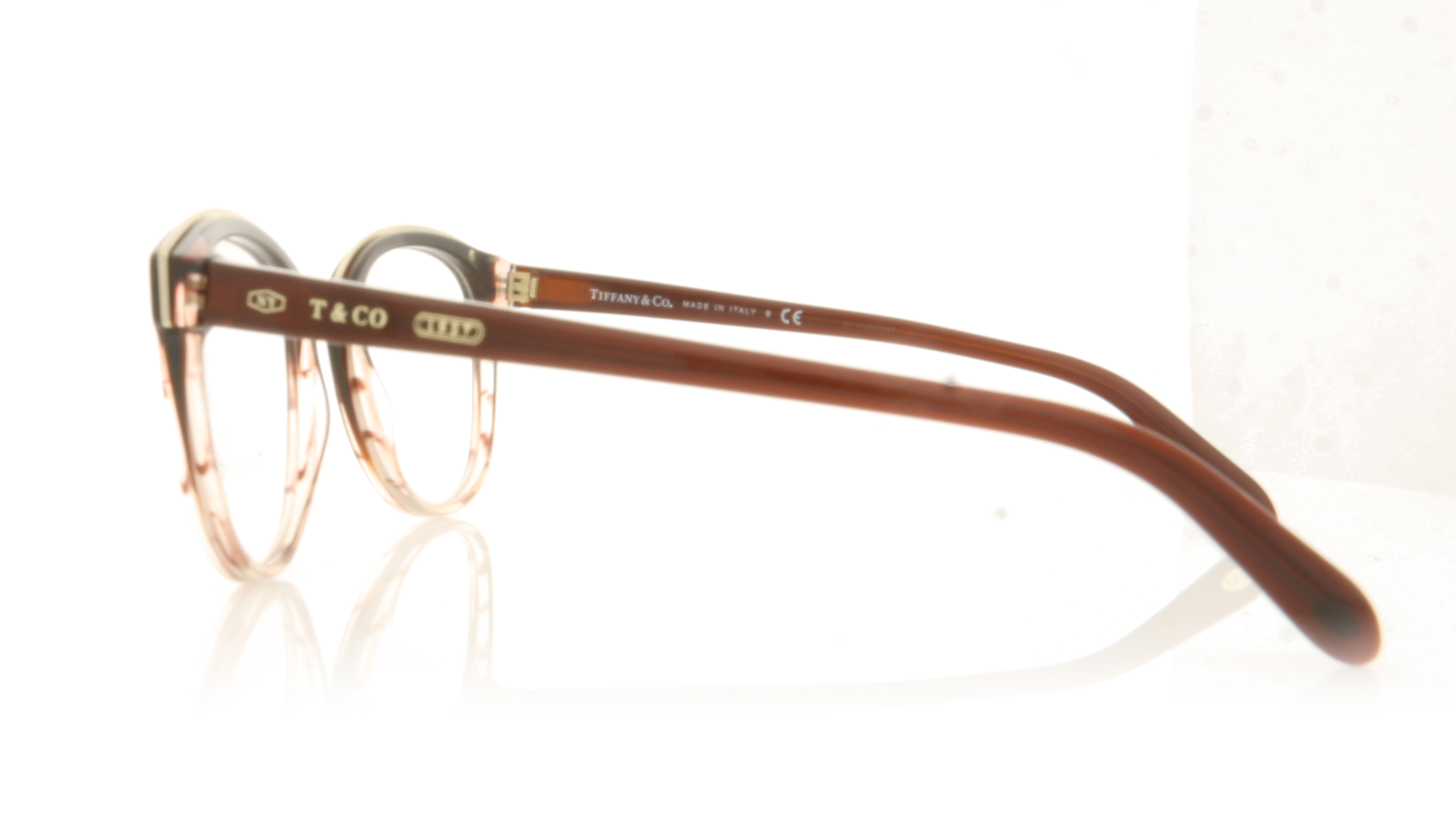Tiffany 0TF2162 Havana Fading Camel Striped 8249 Glasses