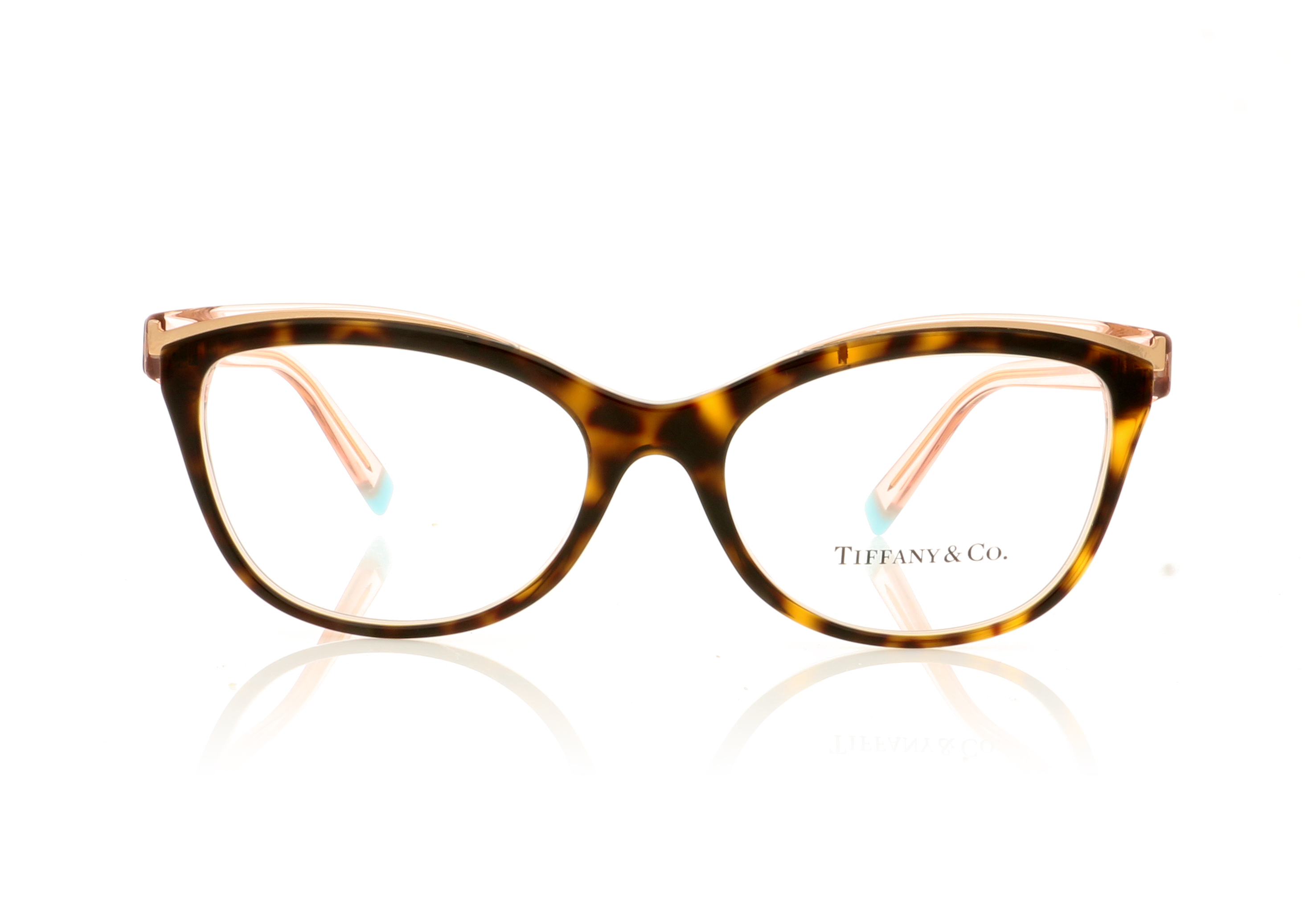 Tiffany TF2192 Havana On Transparent Pink 8287 Glasses