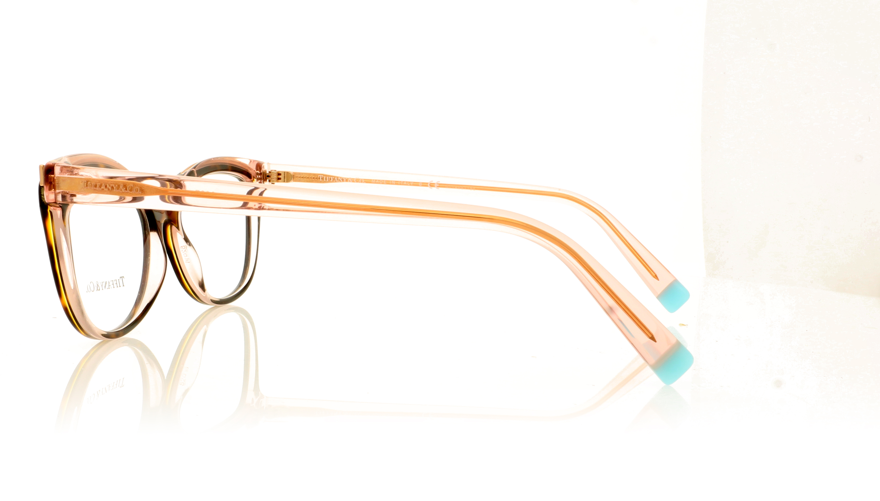 Tiffany TF2192 Havana On Transparent Pink 8287 Glasses