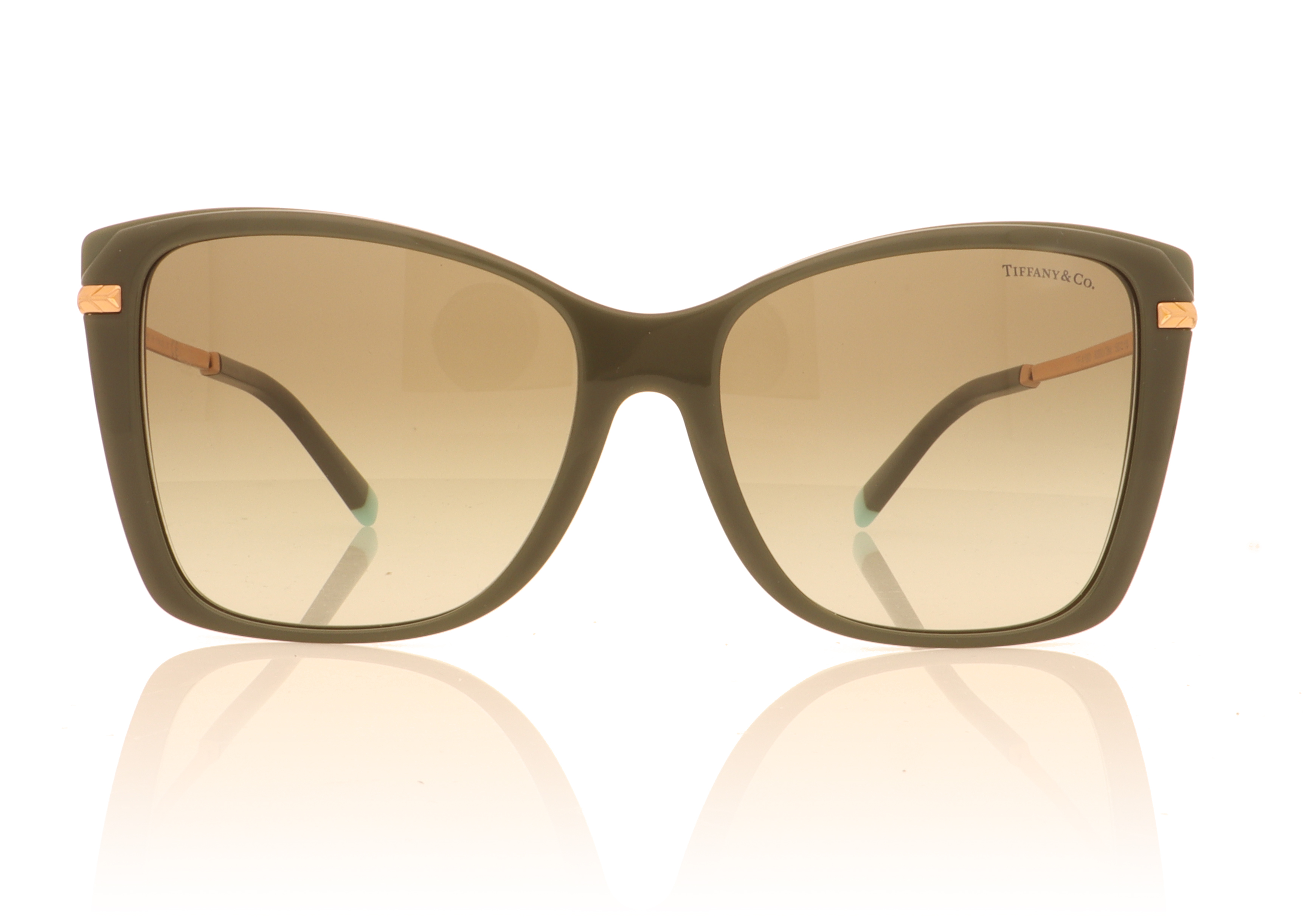 Tiffany 0TF4180 TF4180 Green On Dark Green 83303M Sunglasses