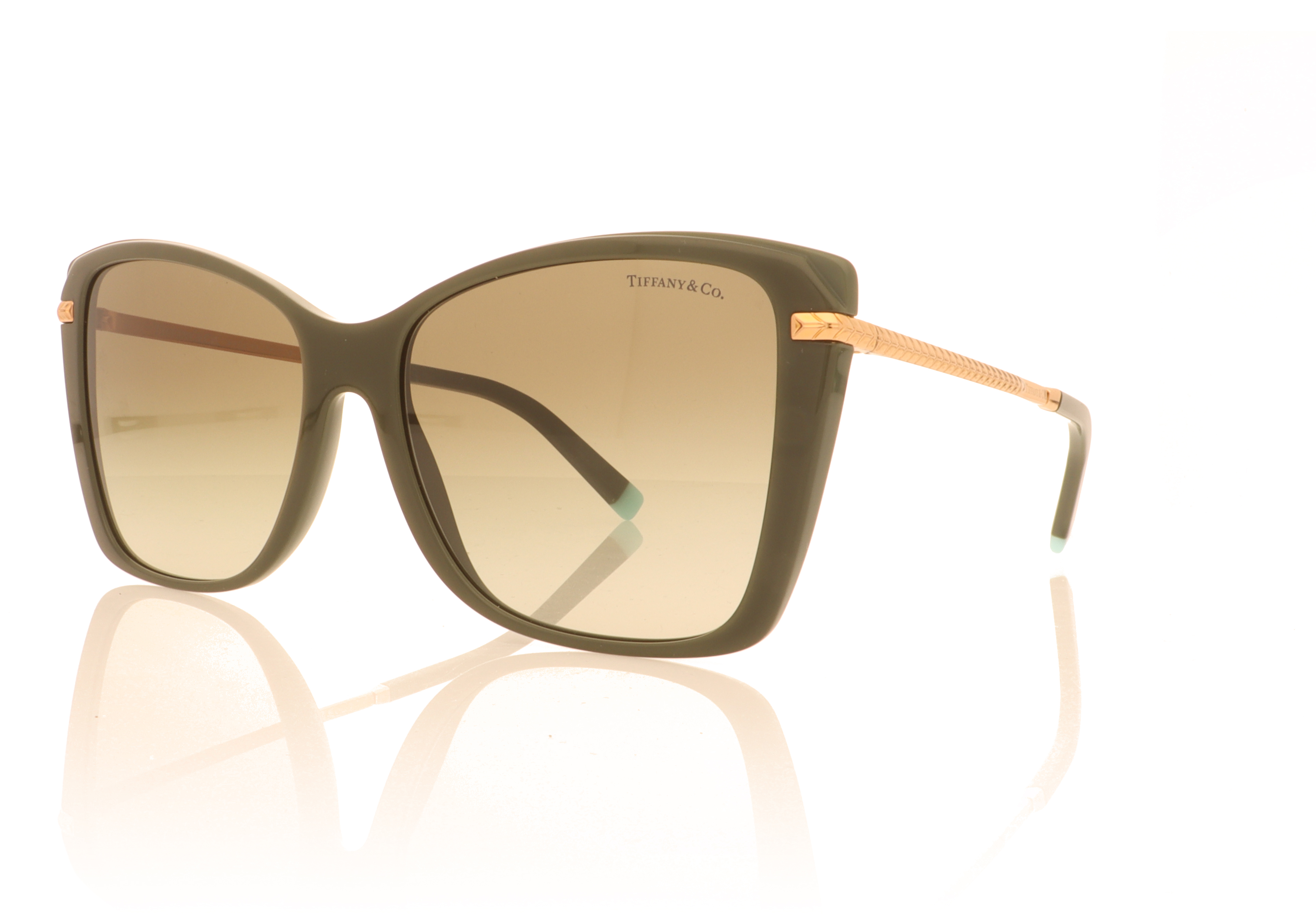 Tiffany 0TF4180 TF4180 Green On Dark Green 83303M Sunglasses