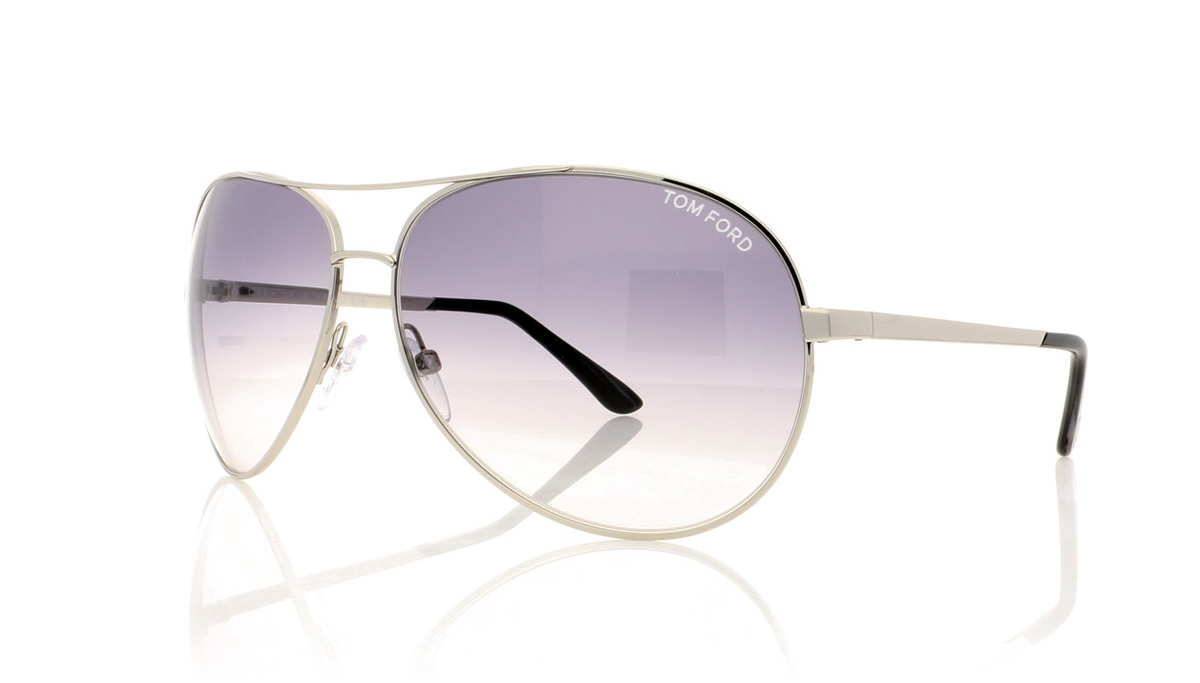 Tom Ford CHARLES TF0035 Shiny Light Nickeltin 753 Sunglasses