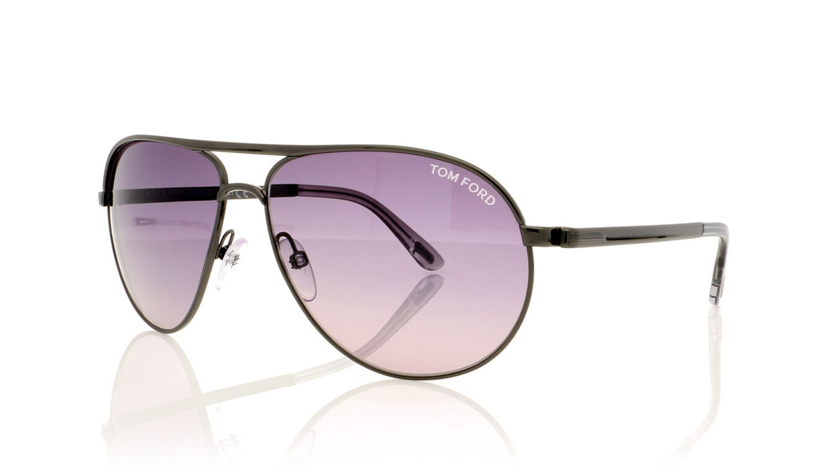 Tom Ford MARKO TF0144 Shiny Gunmetal/Gradient Smoke 08B Sunglasses