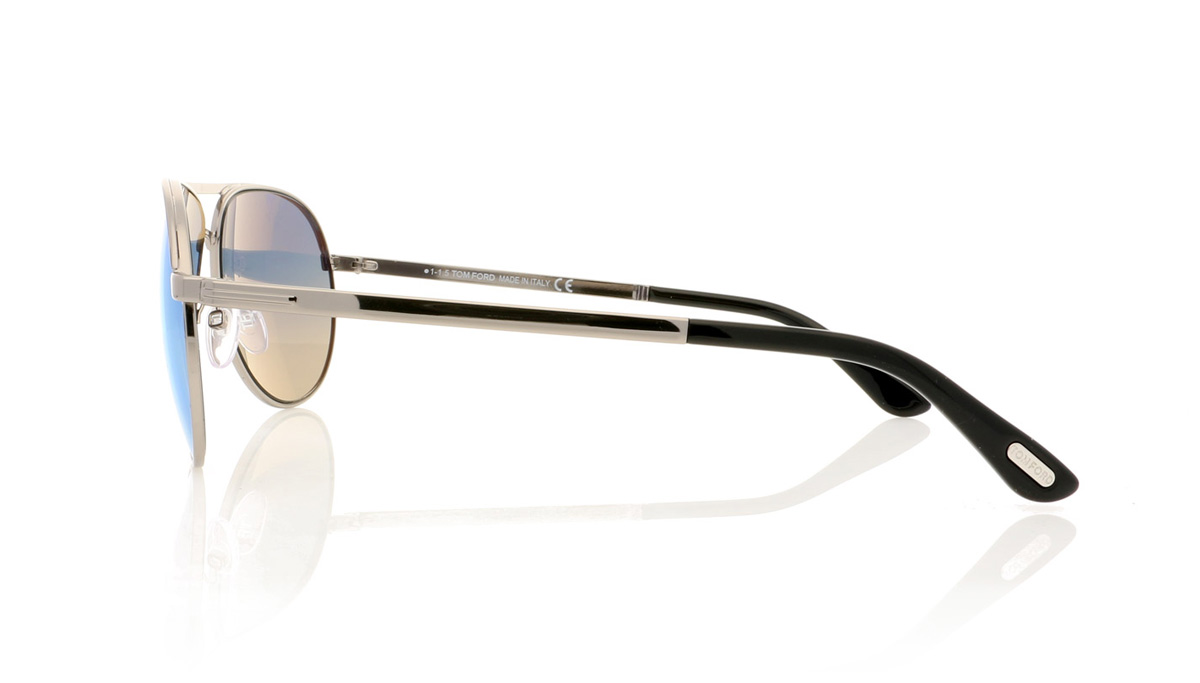 Tom Ford MARKO TF0144 Shiny Lght Ruth Blu Mir 14X Sunglasses