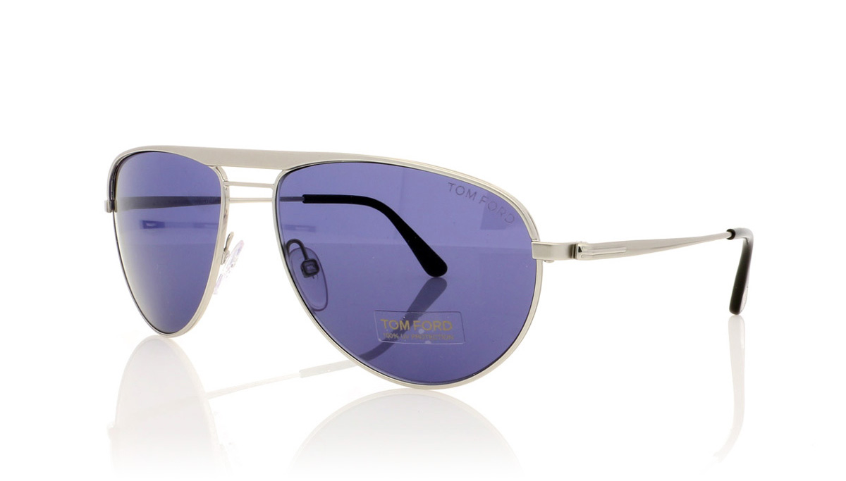 Tom Ford WILLIAM TF0207 Matte Palladium/Blue 17V Sunglasses