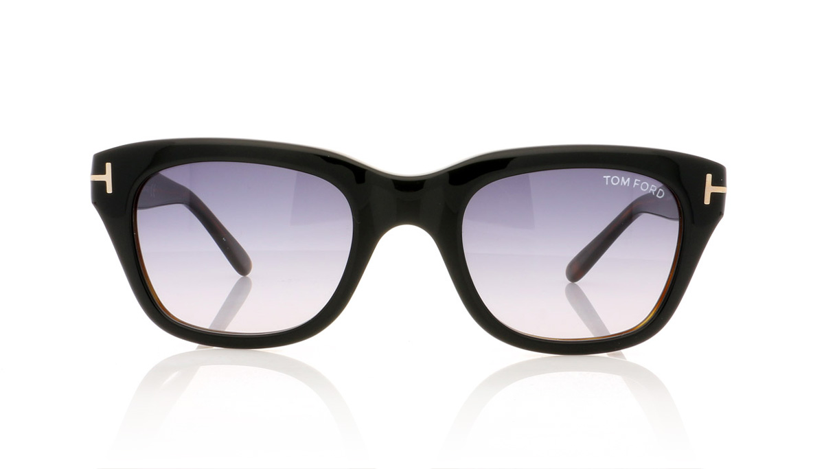 Tom Ford SNOWDON TF0237 Black/Tortoiseshell/Gradient Smoke Lenses 05B Sunglasses