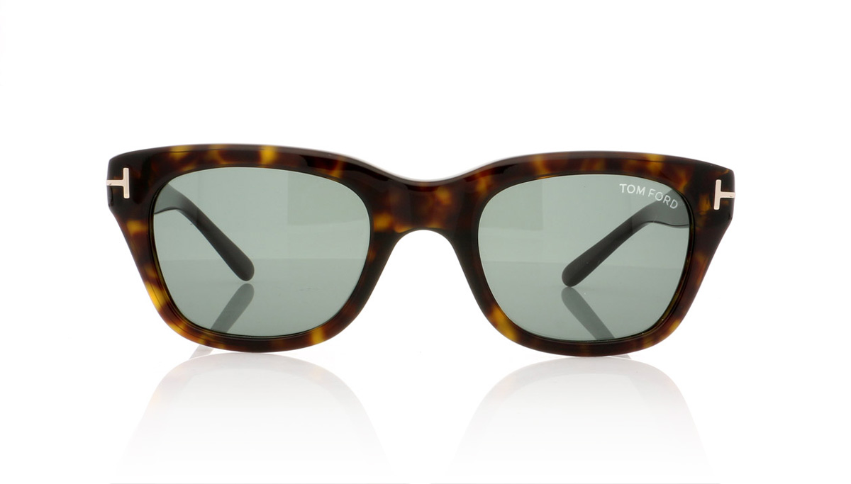 Tom Ford SNOWDON TF0237 Dark Hav/Green 52N Sunglasses