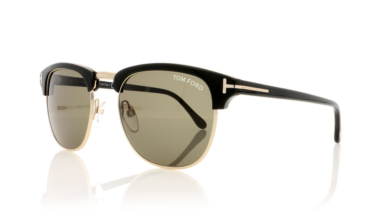 Tom Ford HENRY TF0248 Black/Othr/Grn 05N Sunglasses