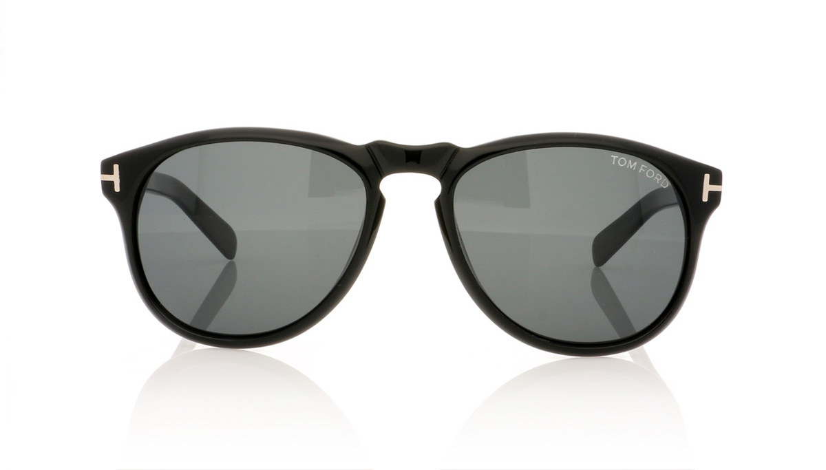 Tom Ford FLYNN TF0291 Shiny Black/Gradient Smoke 01B Sunglasses