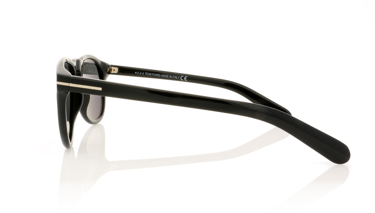 Tom Ford FLYNN TF0291 Shiny Black/Gradient Smoke 01B Sunglasses