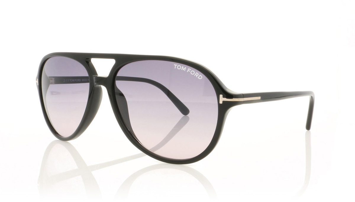 Tom Ford JARED TF0331 Shiny Black/Gradient Smoke 01B Sunglasses