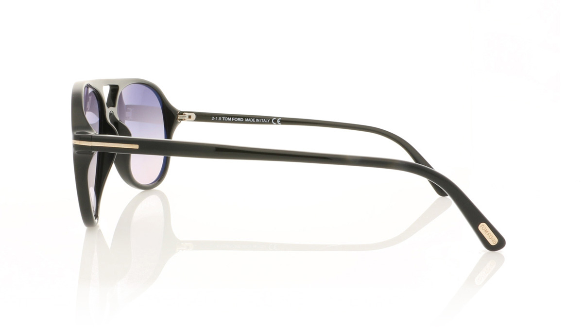 Tom Ford JARED TF0331 Shiny Black/Gradient Smoke 01B Sunglasses