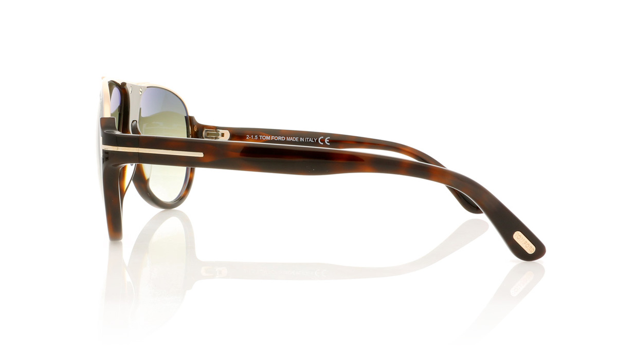 Tom Ford DIMITRY TF0334 Havana/Gradient Roviex Lenses 56K Sunglasses