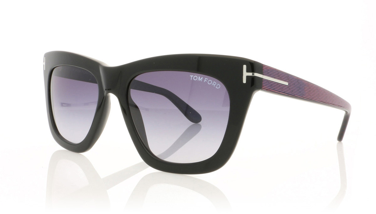 Tom Ford Celina TF361 Shiny Black/Smoke Lenses 01A Sunglasses