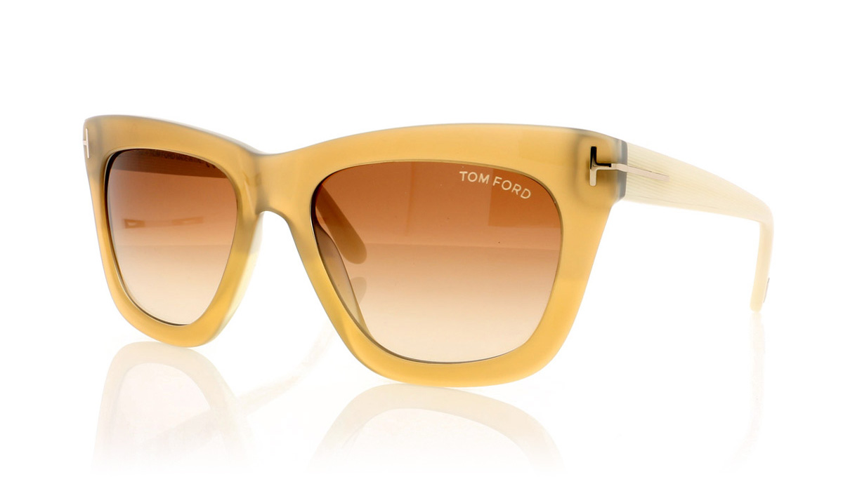 Tom Ford Celina TF361 Shiny Light Bronz/Grad Brwn 34F Sunglasses