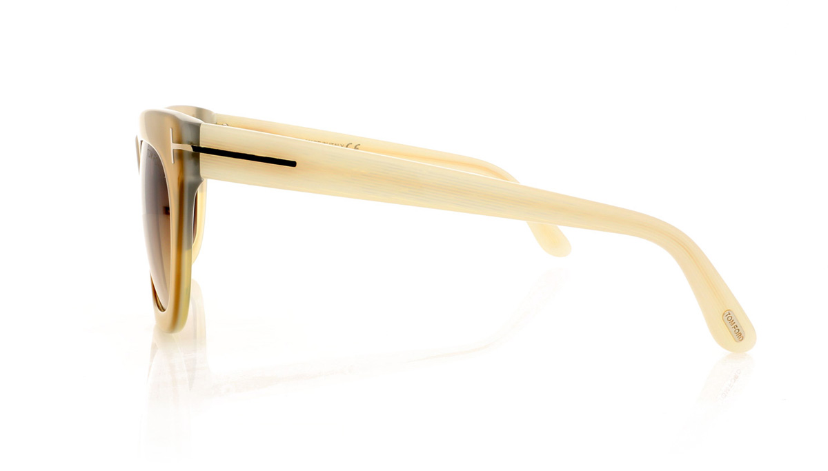 Tom Ford Celina TF361 Shiny Light Bronz/Grad Brwn 34F Sunglasses