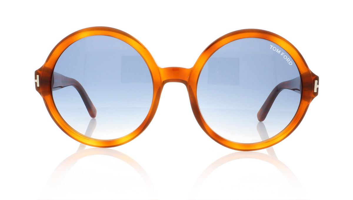 Tom Ford JULIET TF0369 Hav/Other/Grad Blu 56W Sunglasses