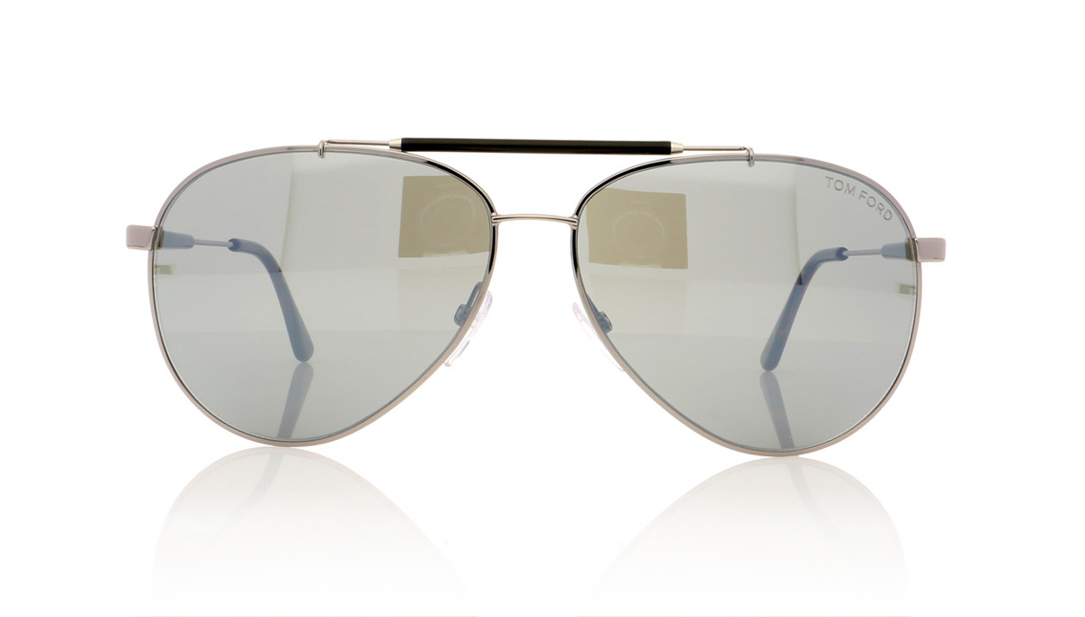 Tom Ford RICK TF0378 Shiny Light Ruth/Grn Mir 14Q Sunglasses