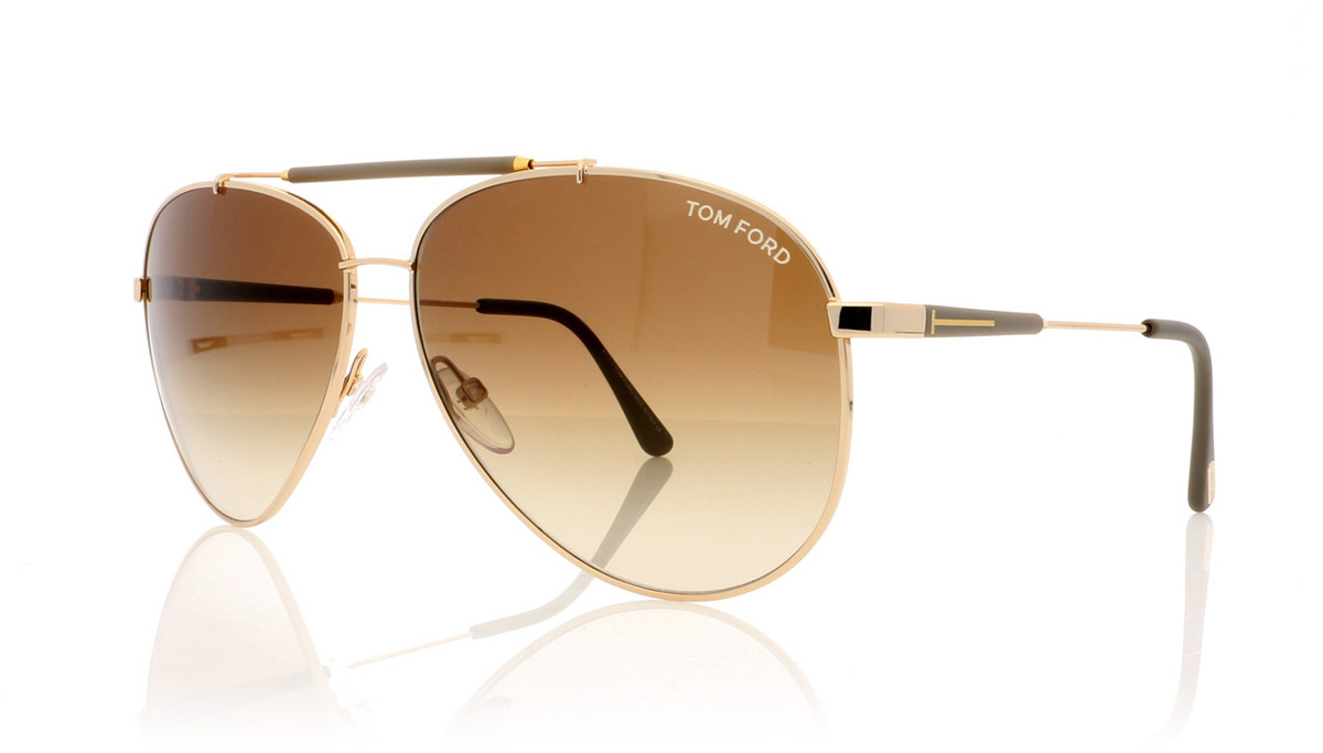 Tom Ford RICK TF0378 Shny Rse Gld/Rov 28J Sunglasses