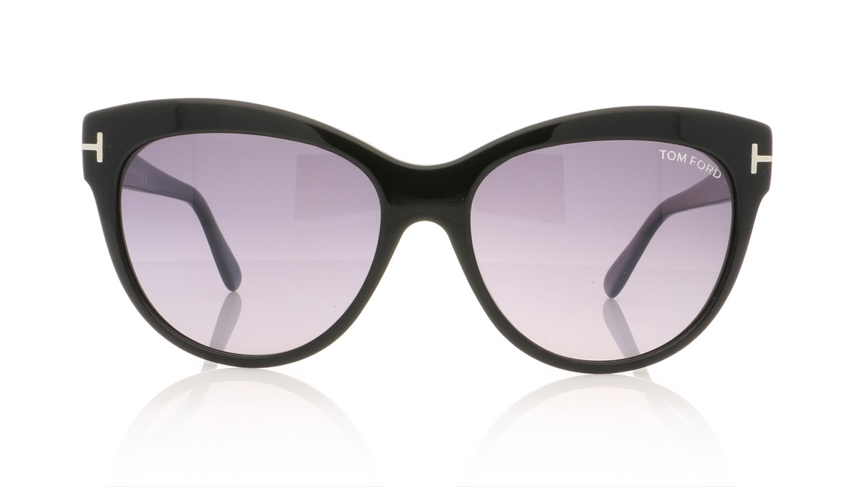 Tom Ford Lily TF430 Blck/Other/Grad Smoke 05B Sunglasses
