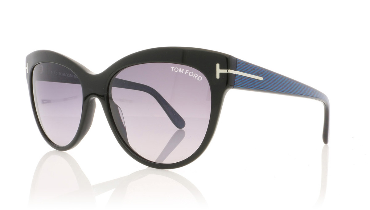 Tom Ford Lily TF430 Blck/Other/Grad Smoke 05B Sunglasses