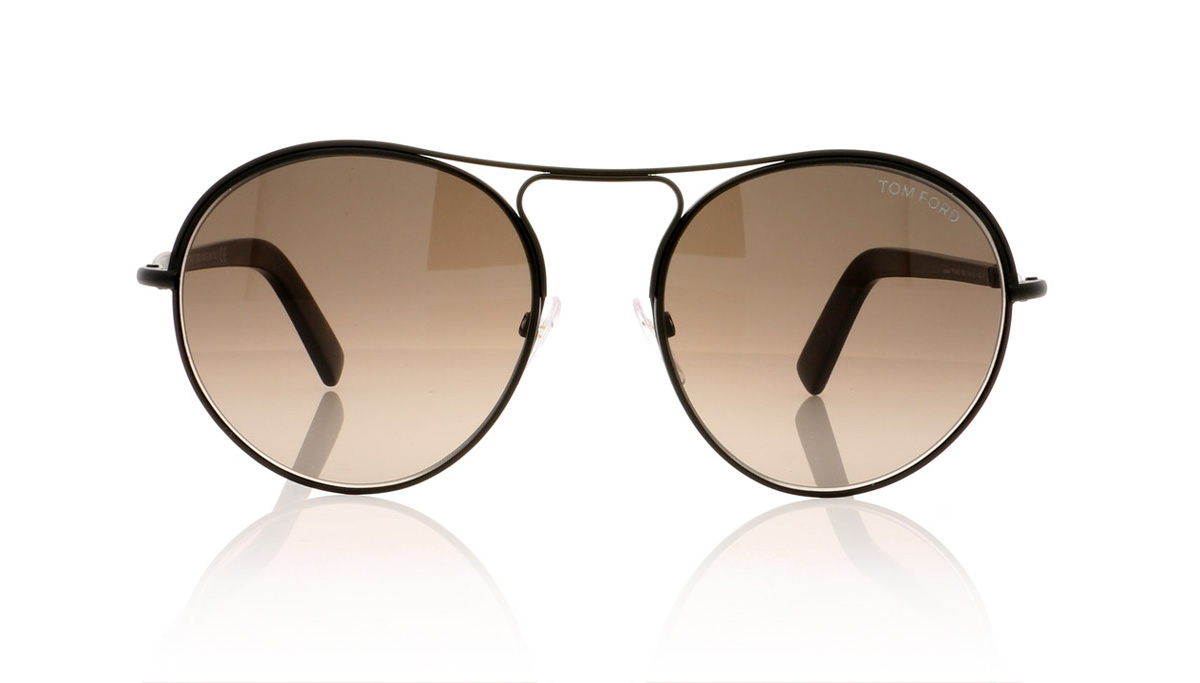 Tom Ford JESSIE TF0449 Black/Other/Gradient Roviex 05K Sunglasses