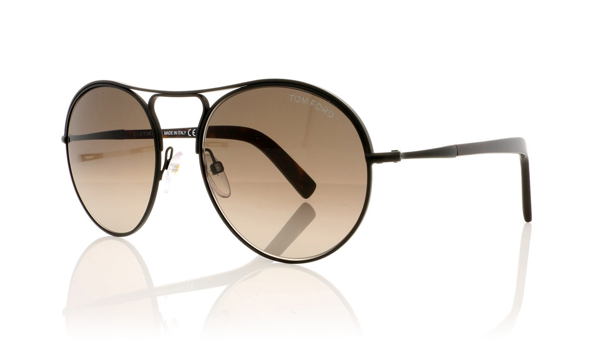 Tom Ford JESSIE TF0449 Black/Other/Gradient Roviex 05K Sunglasses