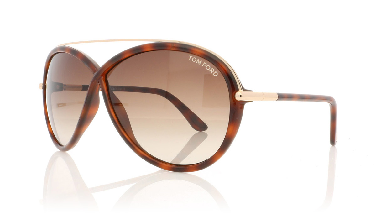 Tom Ford TAMARA TF0454 Drk Hav/Grd Rov 52K Sunglasses