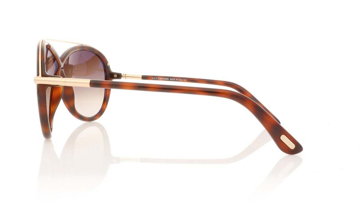 Tom Ford TAMARA TF0454 Drk Hav/Grd Rov 52K Sunglasses