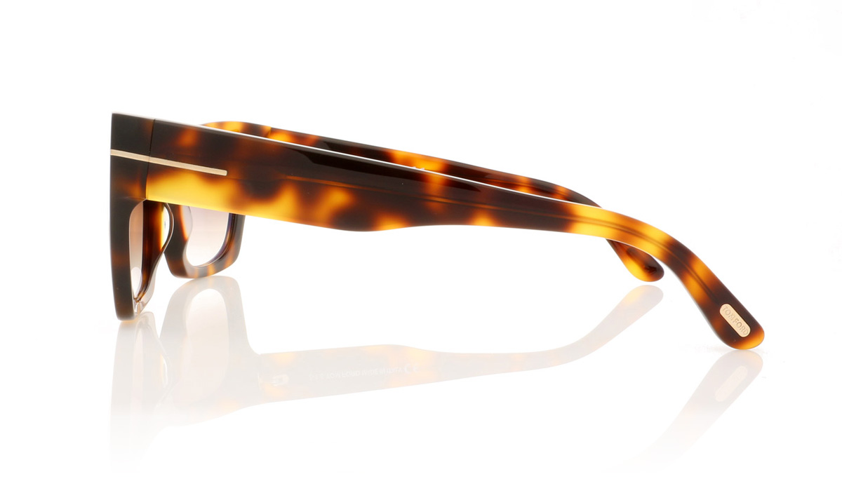 Tom Ford KASIA TF0459 Havana/Other/Gradient Brown 56F Sunglasses