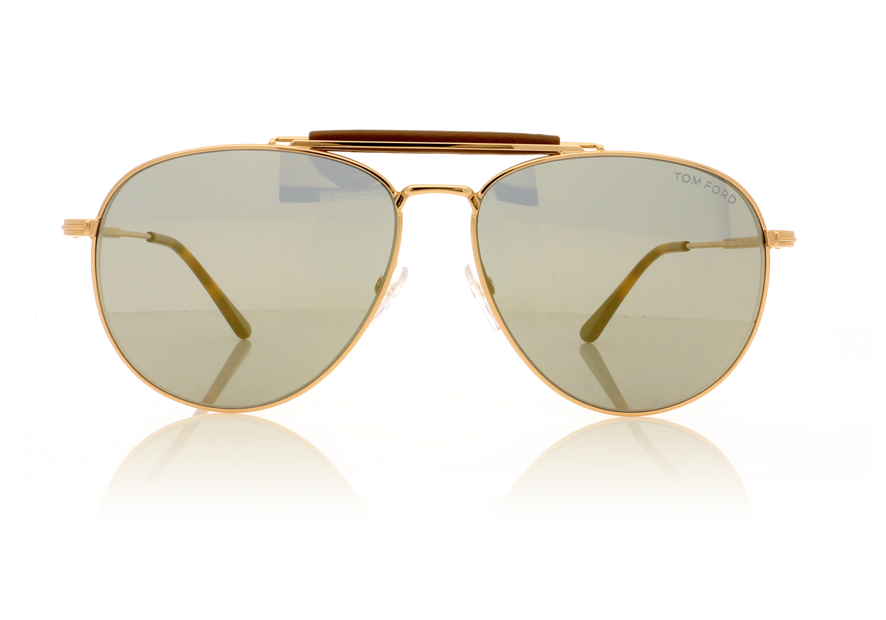 Tom Ford SEAN TF0536 Shiny Rose Gold / Smoke Mirror 28C Sunglasses