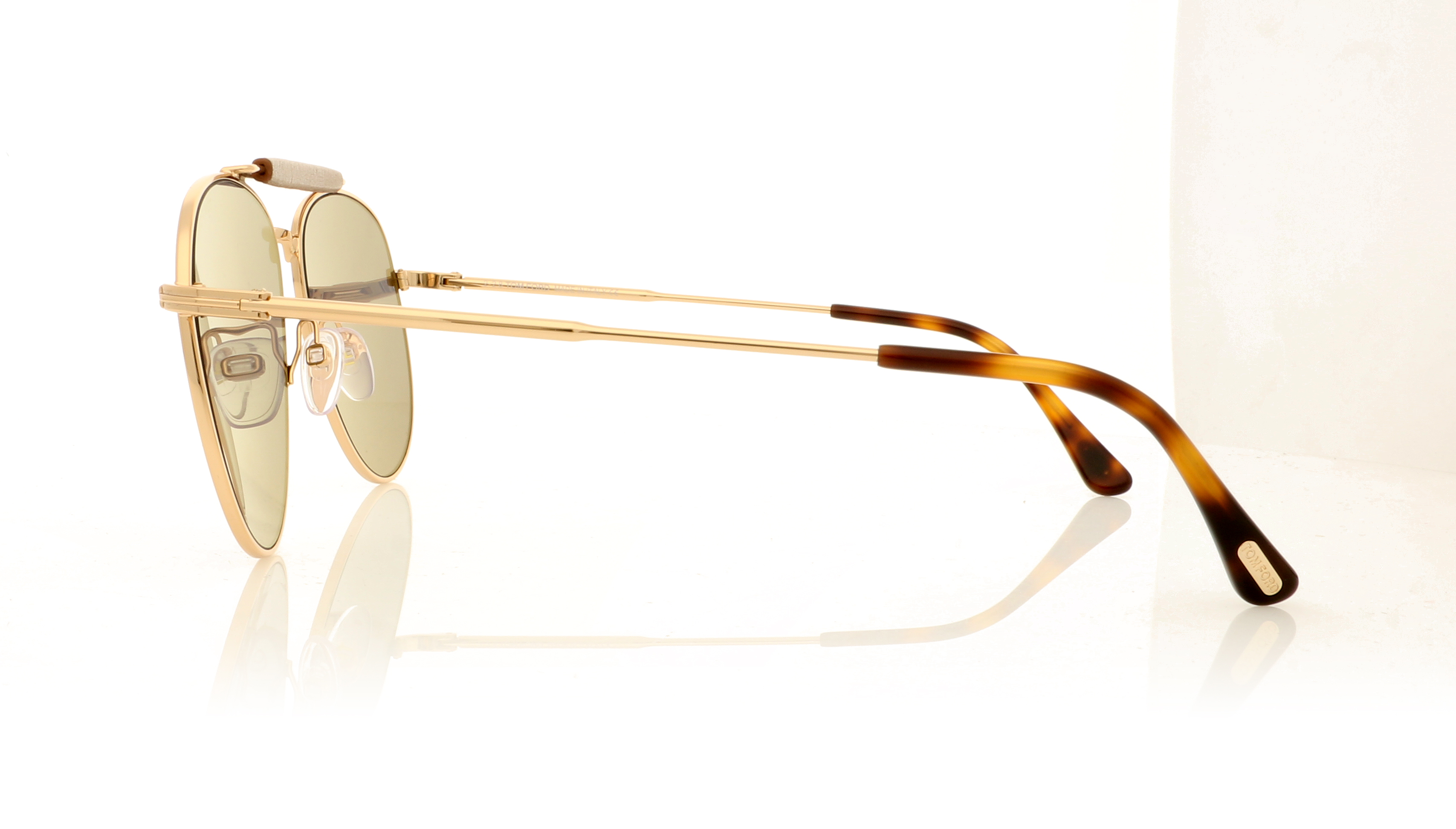 Tom Ford SEAN TF0536 Shiny Rose Gold / Smoke Mirror 28C Sunglasses