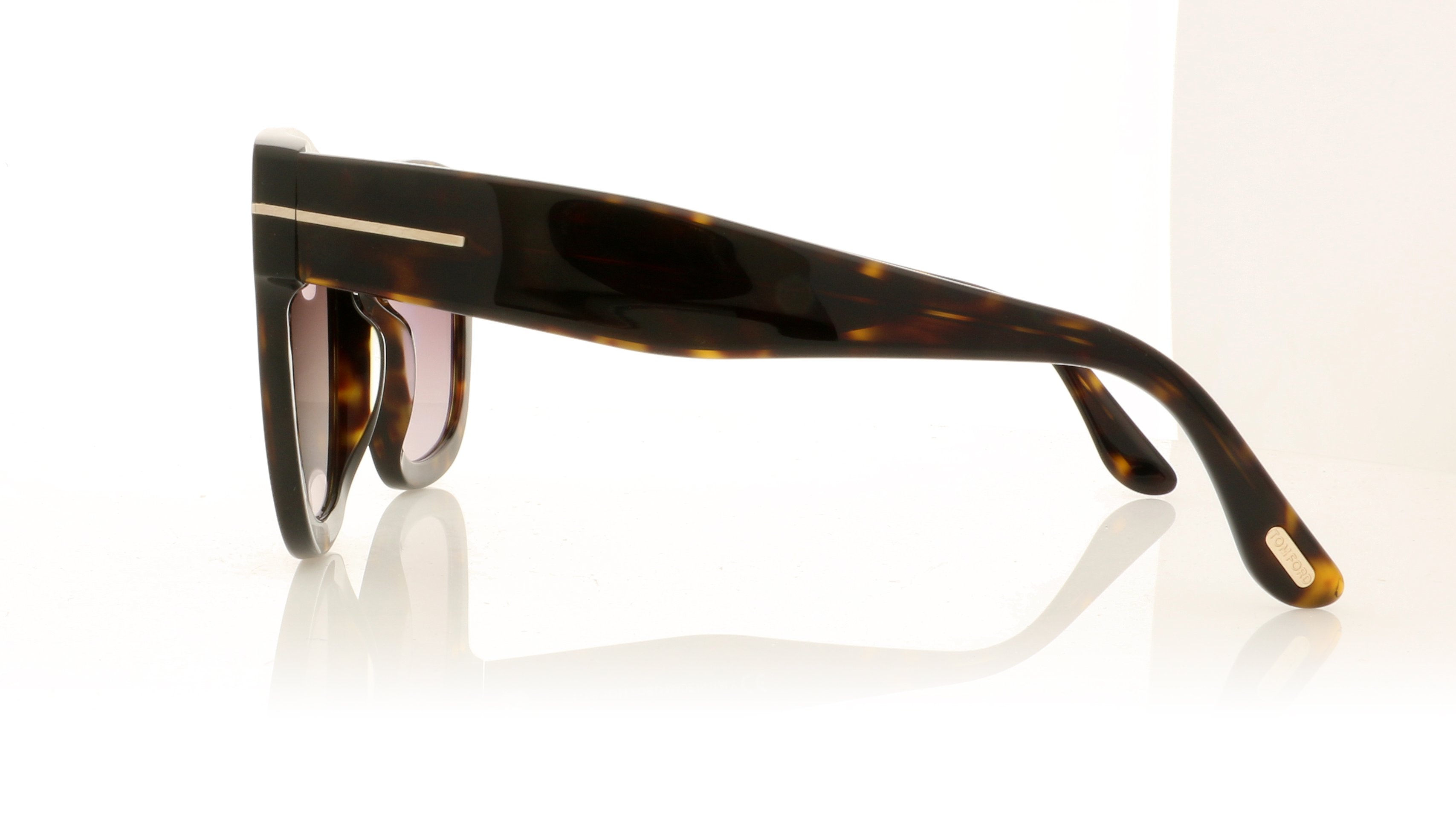 Tom Ford BEATRIX-02 TF0613 Dark Havana/Gradient Bordeaux Lenses 52T Sunglasses