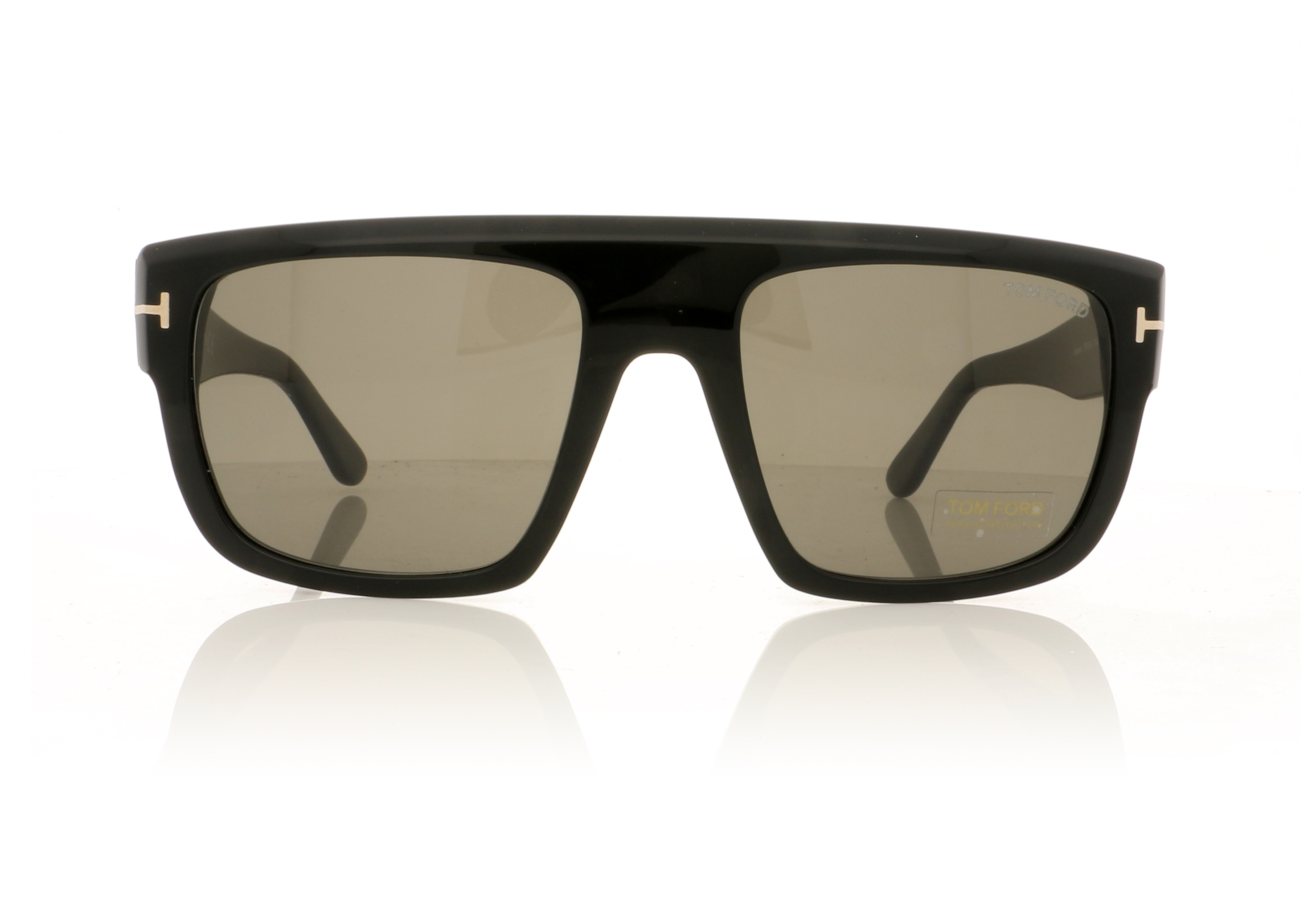 Tom Ford Alessio TF699 Shiny Black/Smoke 01A Sunglasses