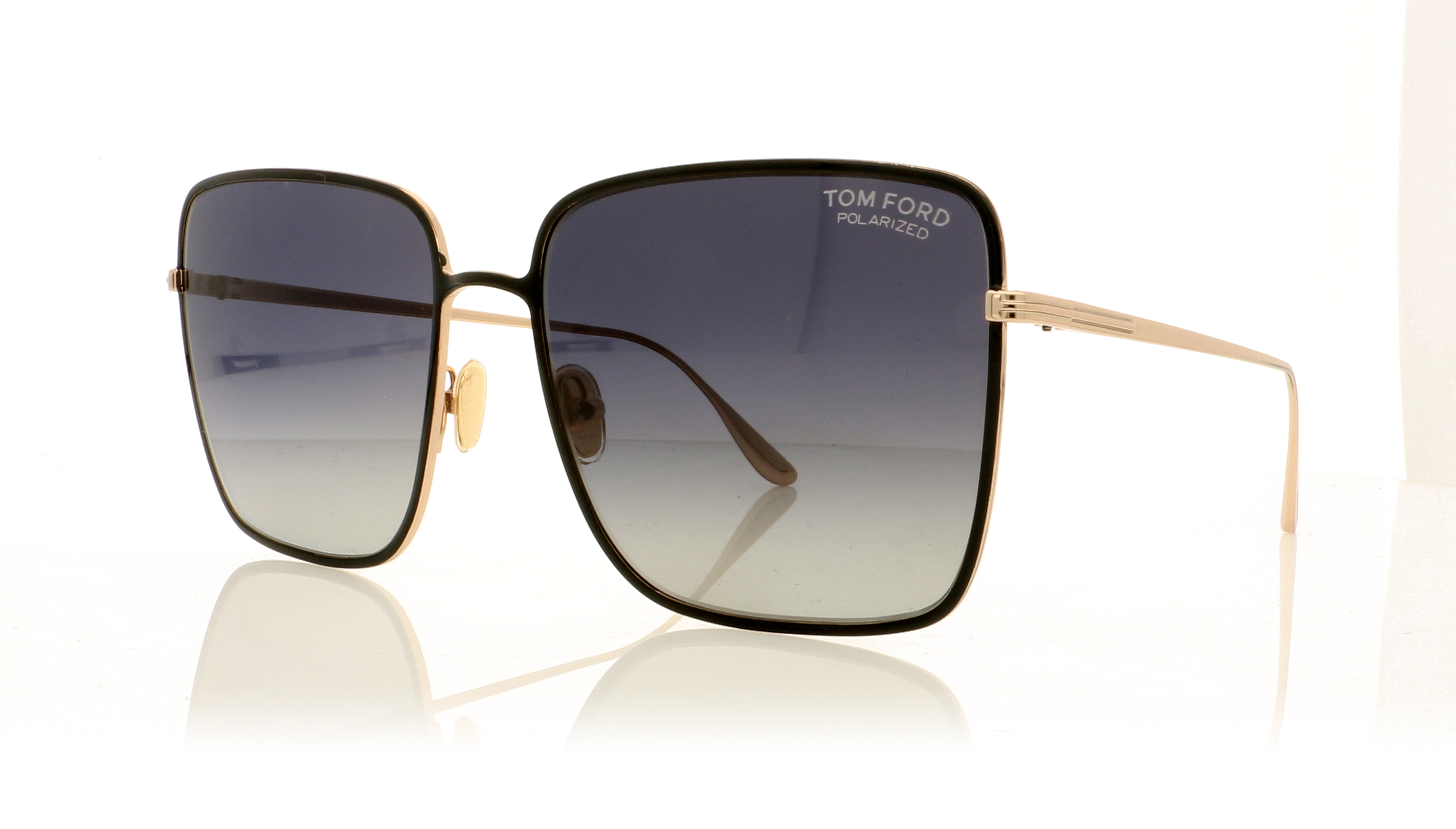 Tom Ford Heather TF739 Black/Smoke Polarized Lenses 01D Sunglasses