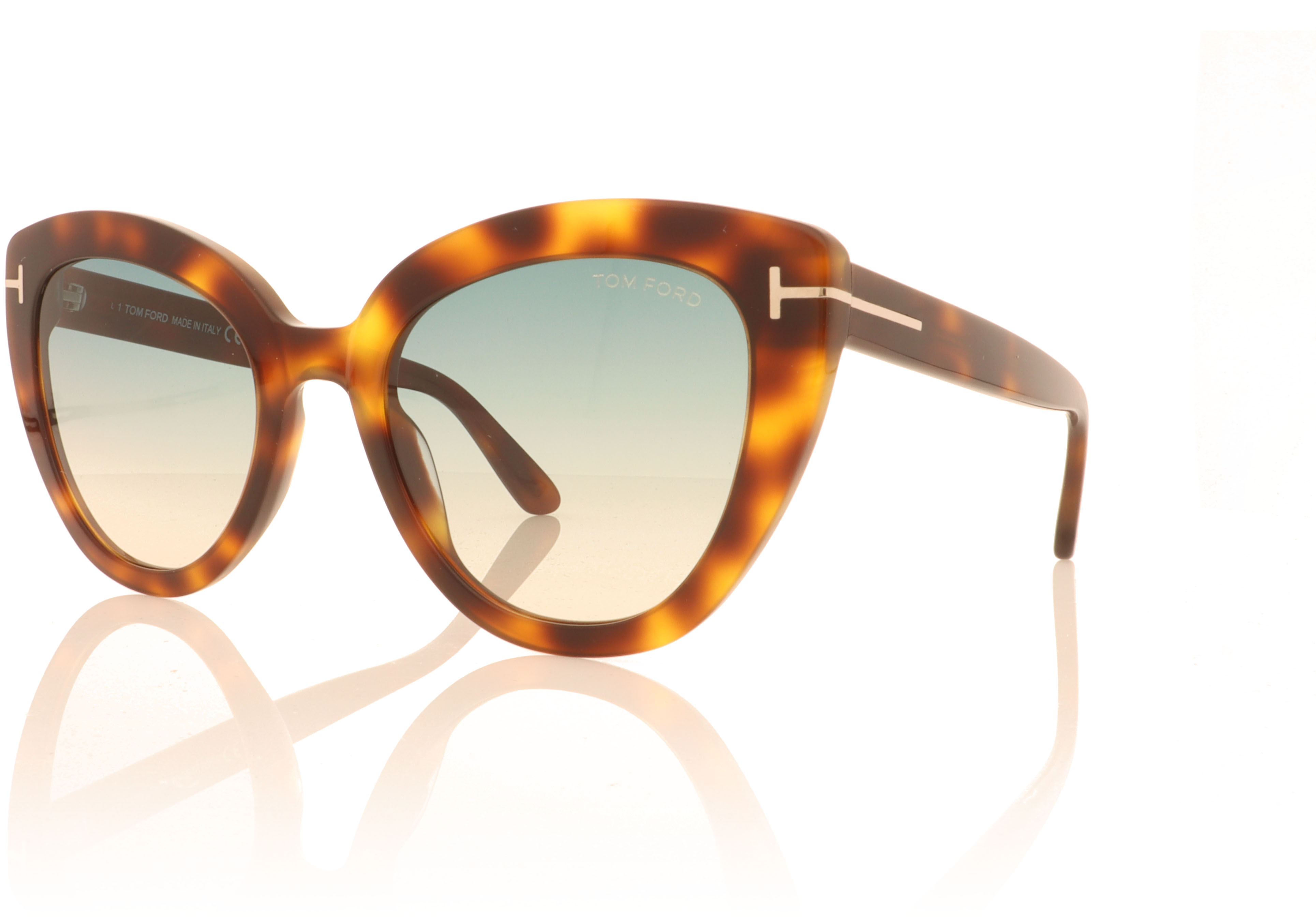 Tom Ford Izzi Tortoise 53P Sunglasses