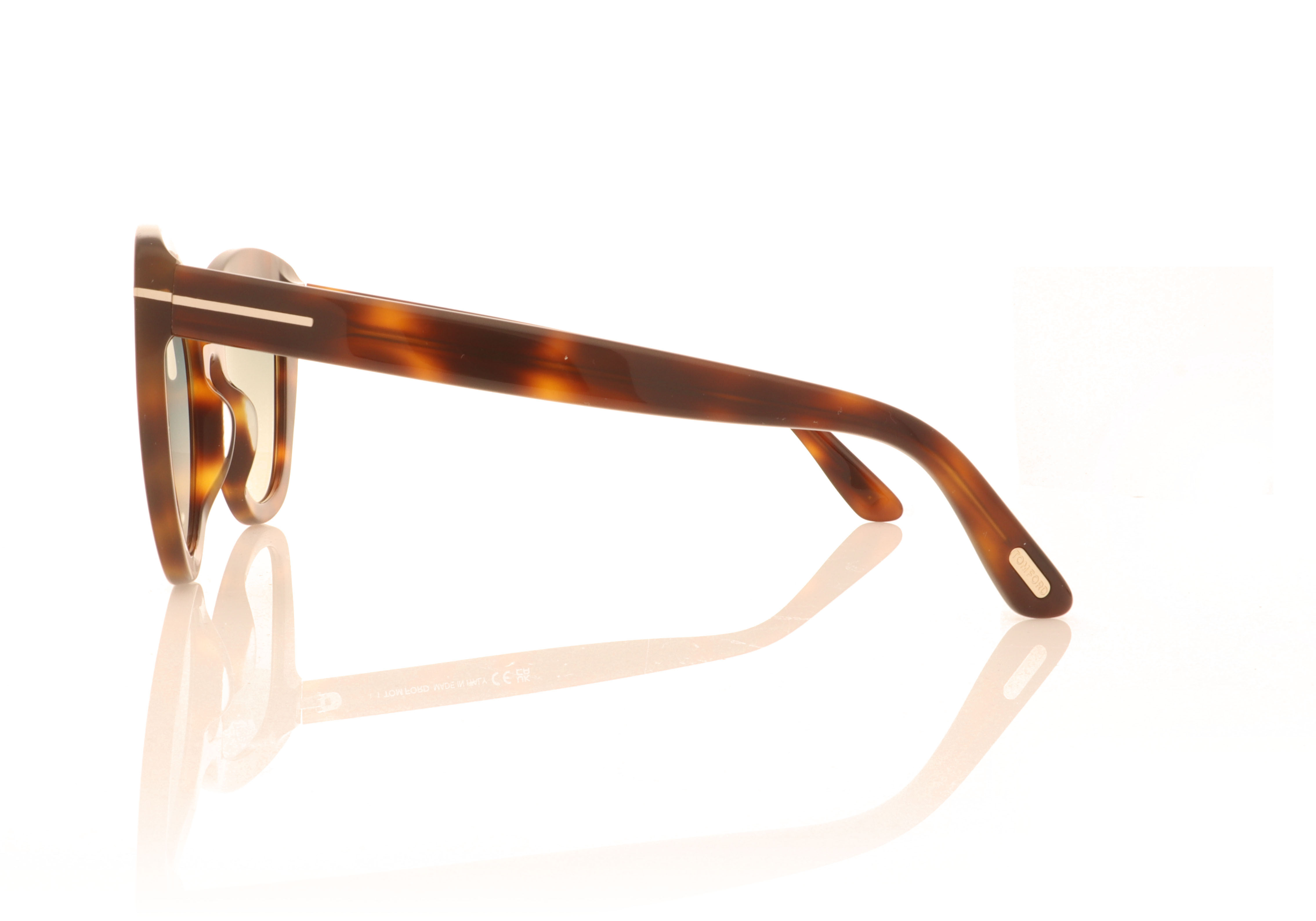 Tom Ford Izzi Tortoise 53P Sunglasses