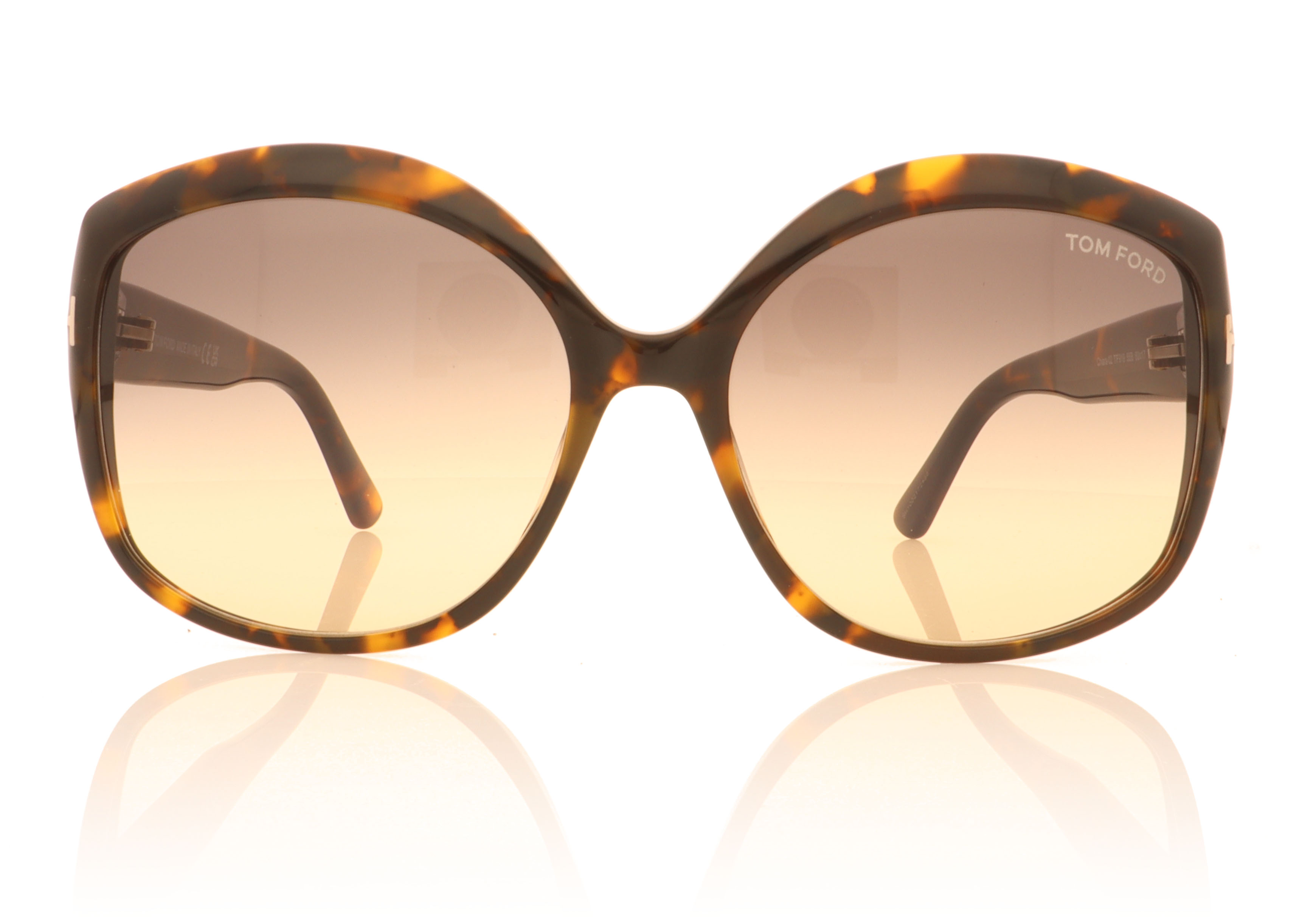 Tom Ford TF919 Havana 55B Sunglasses