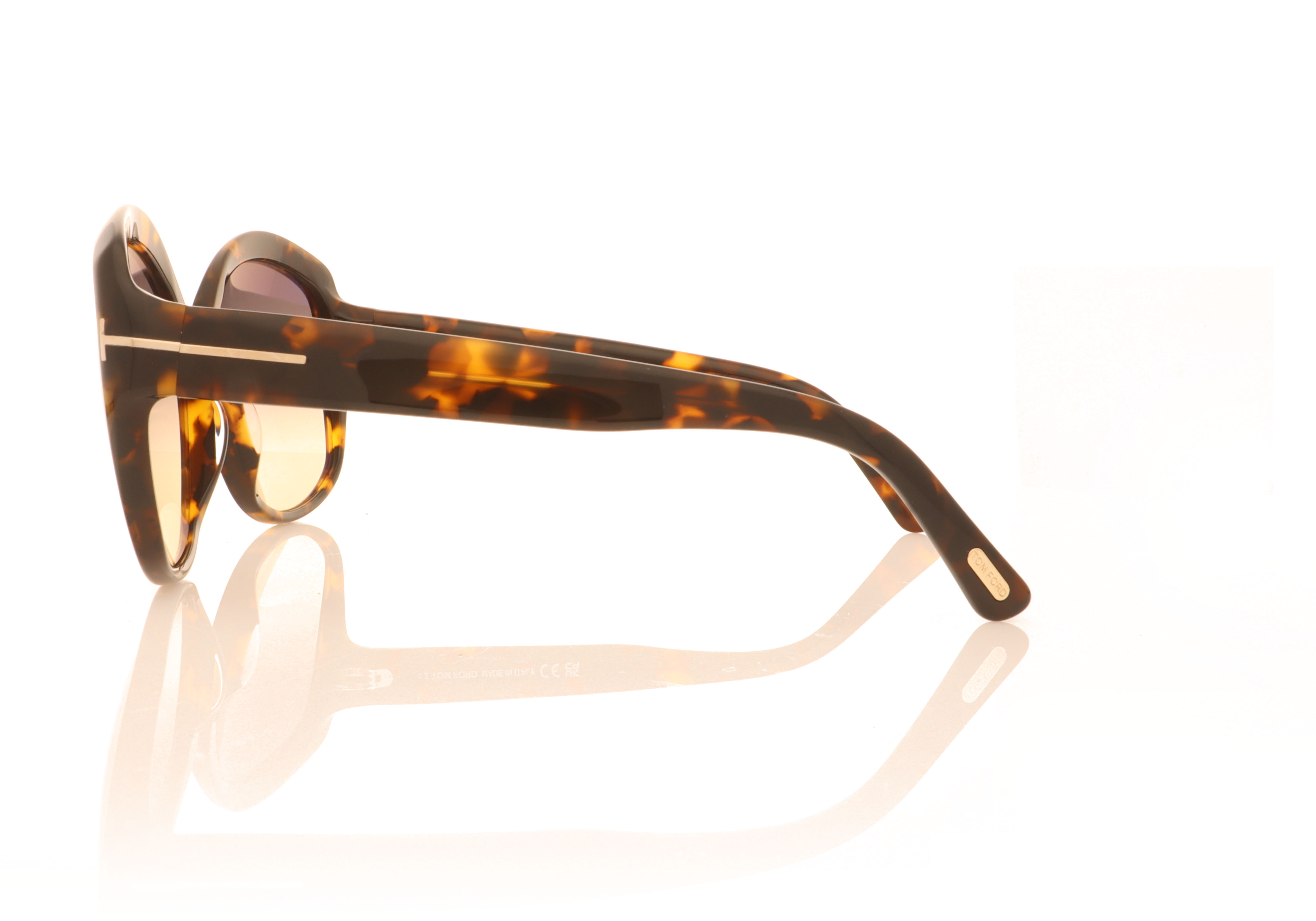 Tom Ford TF919 Havana 55B Sunglasses