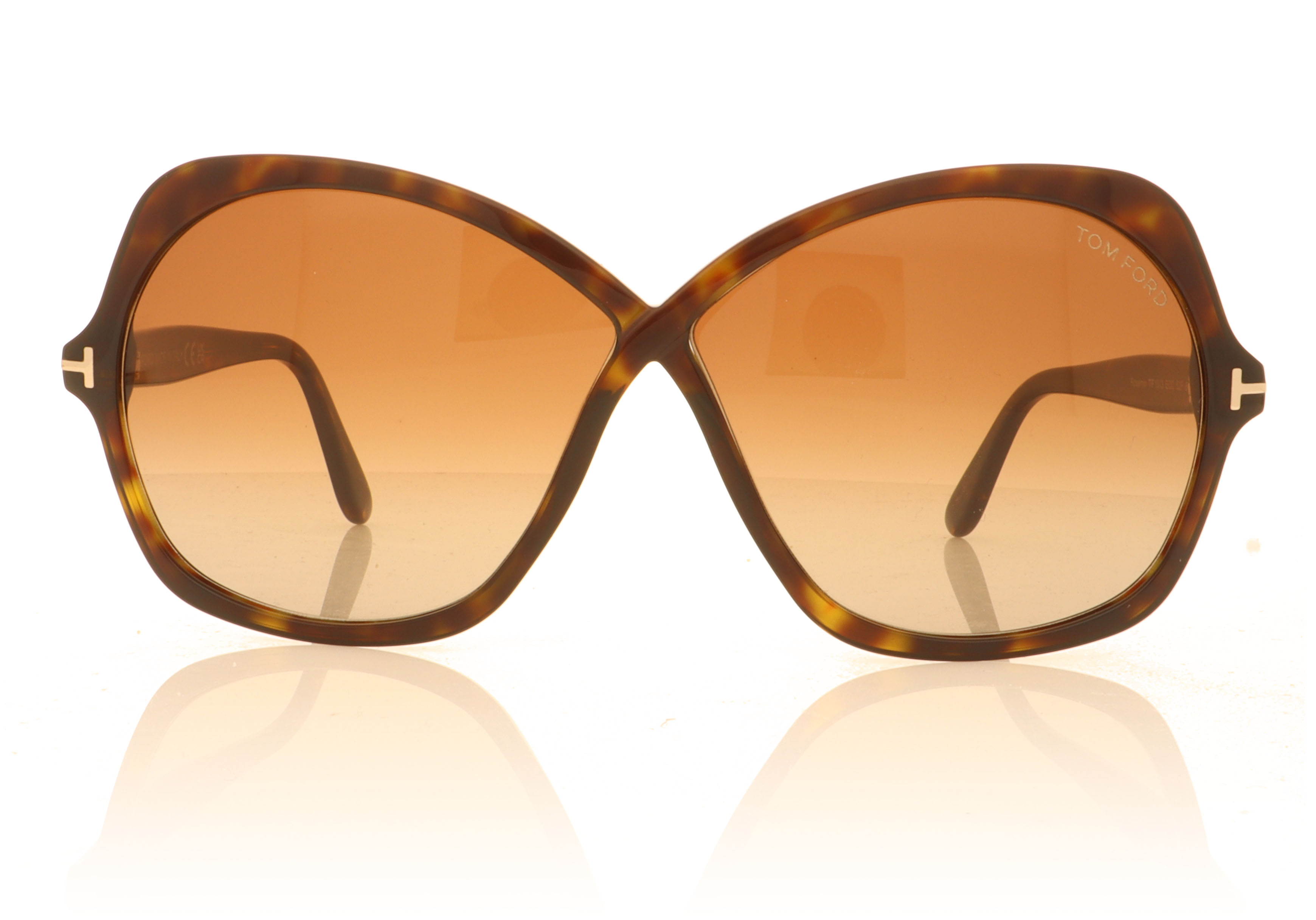 Tom Ford Rosemin Tortoise 52F Sunglasses