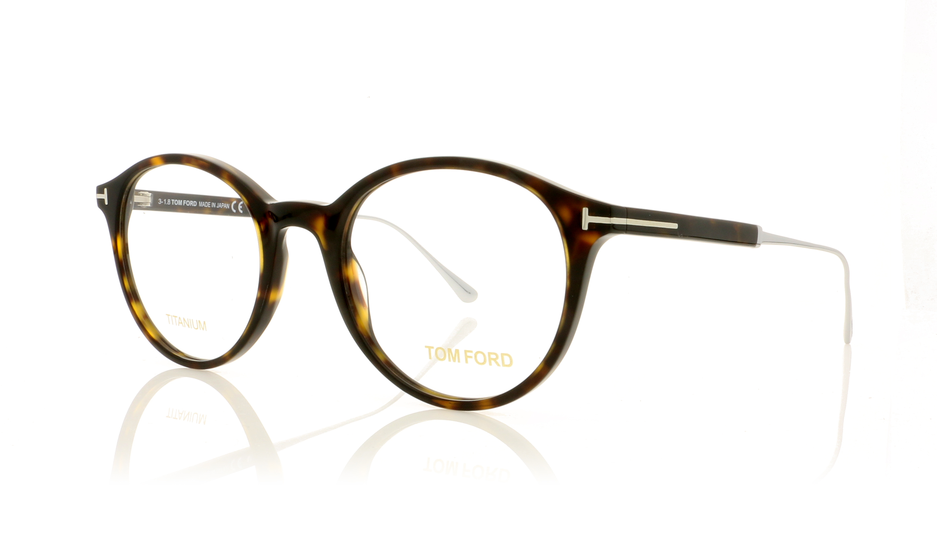 Tom Ford TF5485 Dark Havana 52 Glasses